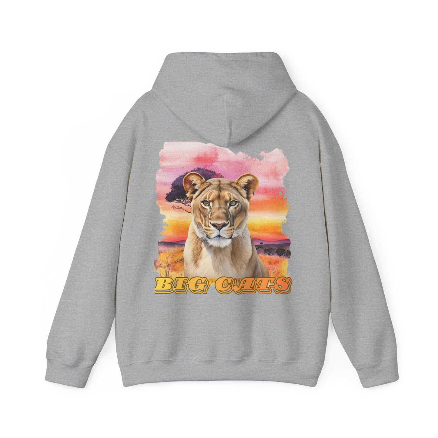 Women's Big Cats Lioness Hooded Sweatshirt