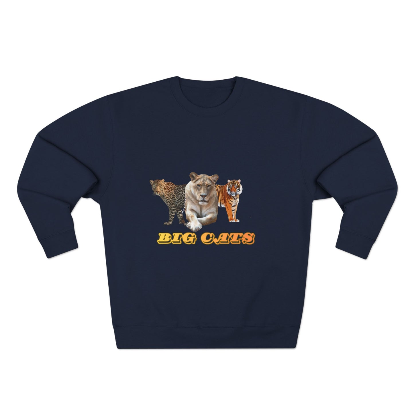Unisex Premium Big Cats Lioness Crewneck Sweatshirt