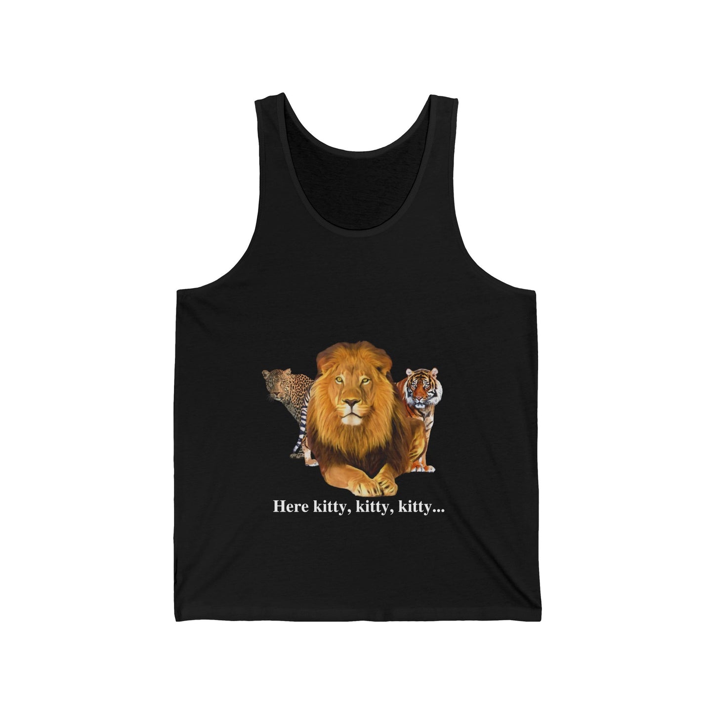 Men's Big Cats Lion Graphic Tank Top