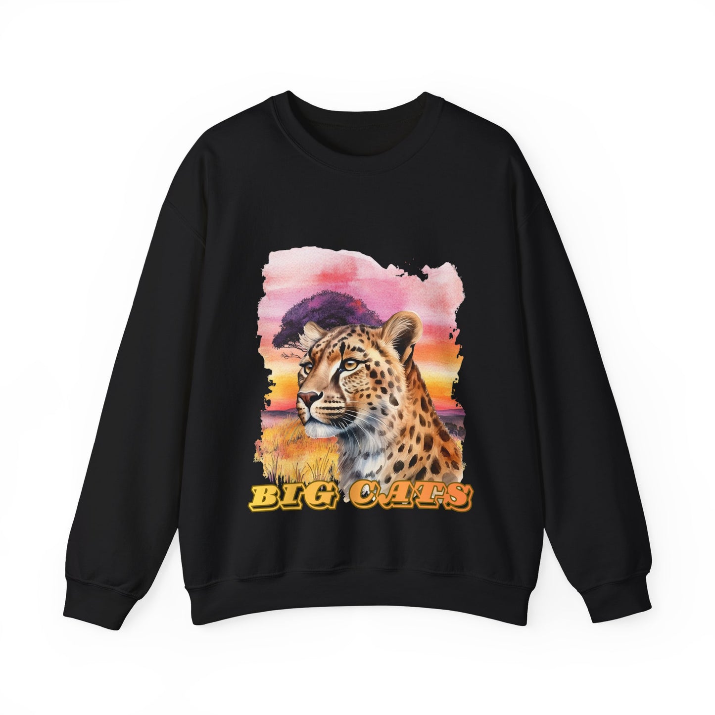 Women's Big Cats Cheetah Crewneck Sweatshirt