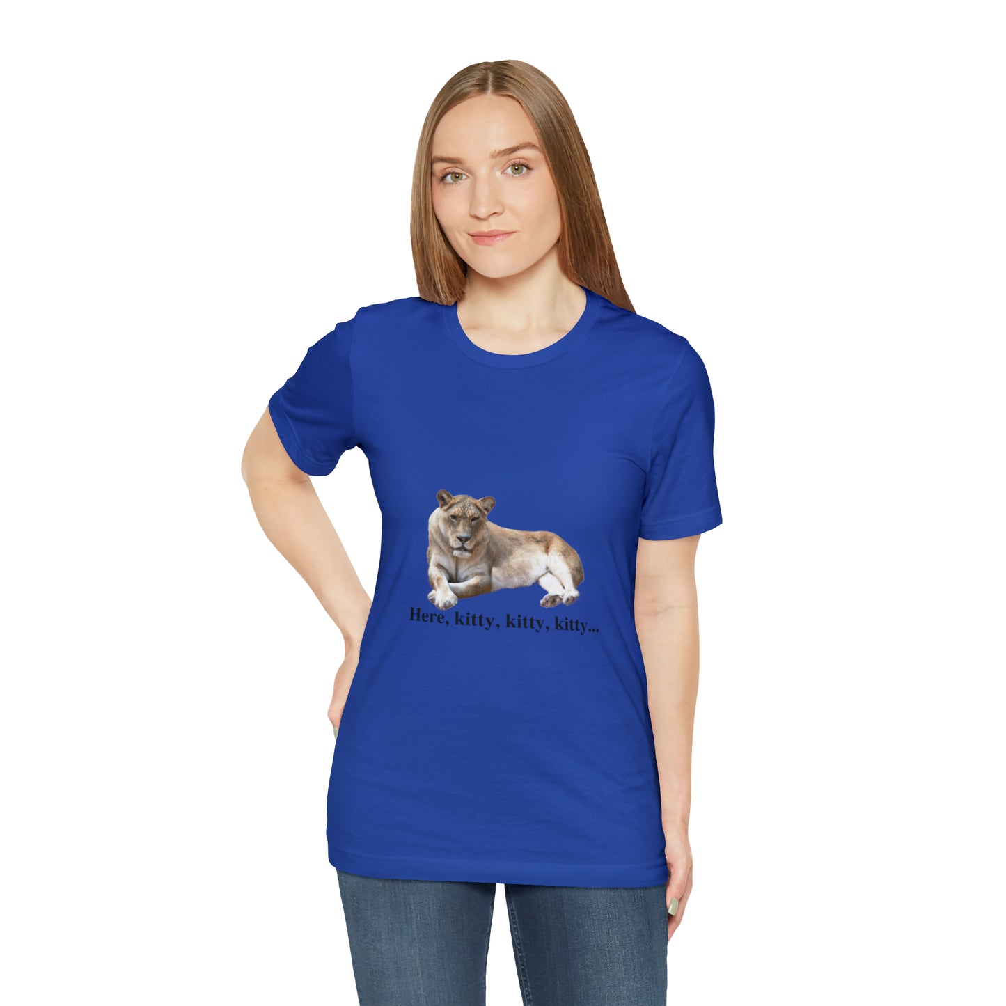 Unisex Lioness Big Cats Short Sleeve Tee