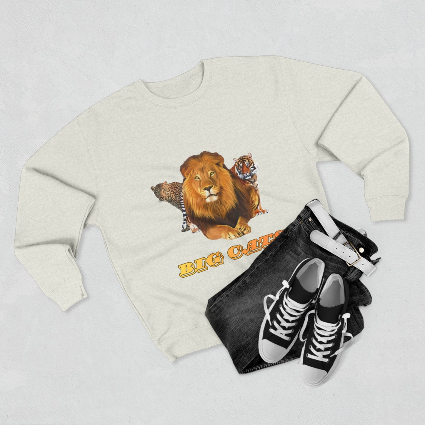 Unisex Premium Big Cats Crewneck Sweatshirt
