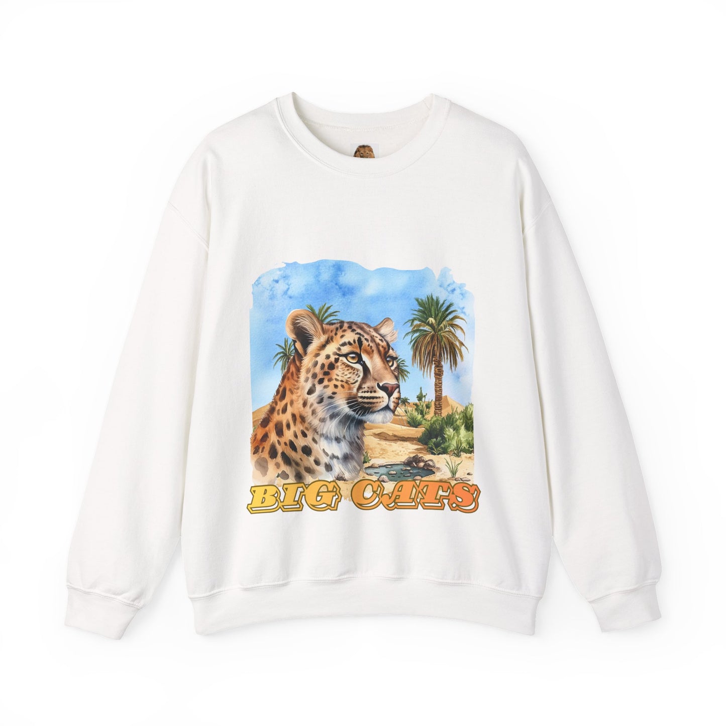 Men's Big Cats Cheetah Crewneck Sweatshirt