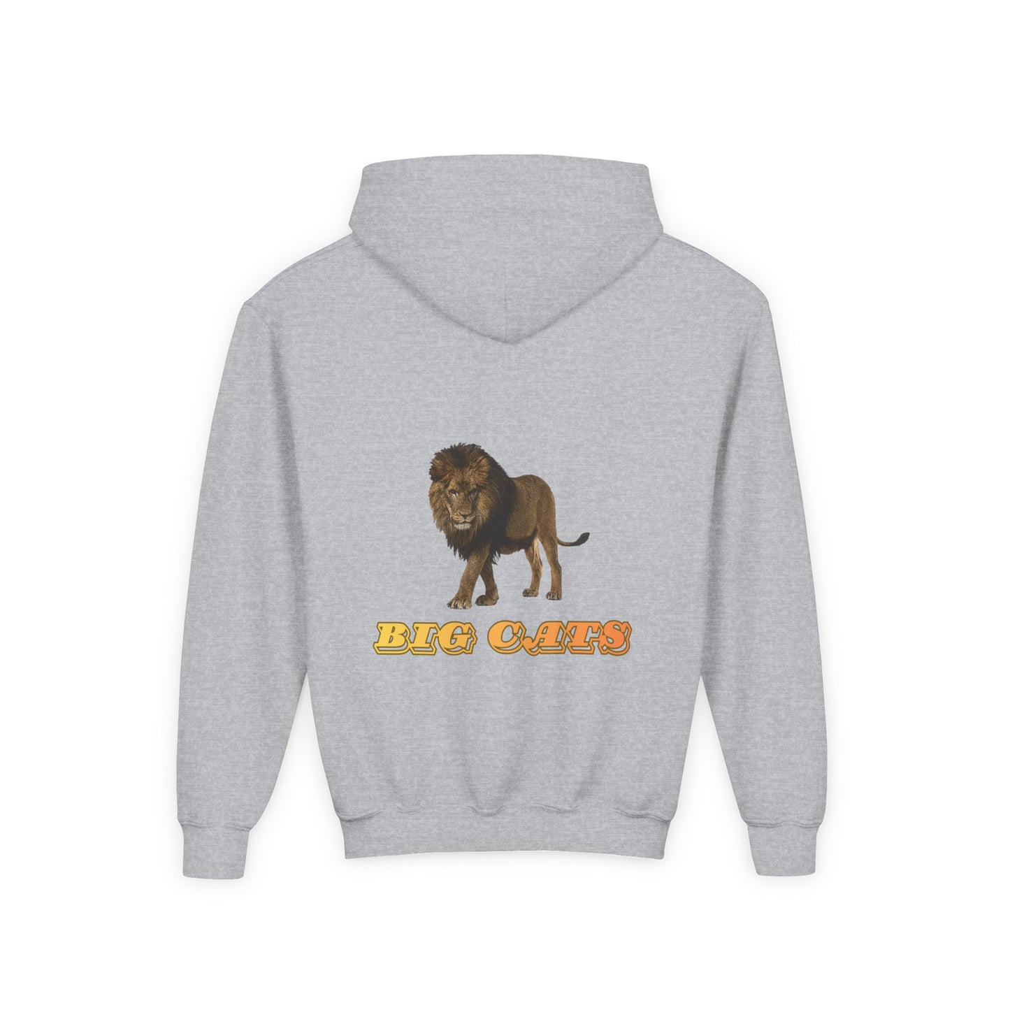 Youth Lion Big Cats Hooded Sweatshirt