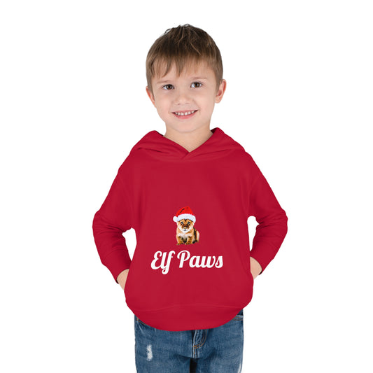 Toddler Elf Paws Fleece Hoodie