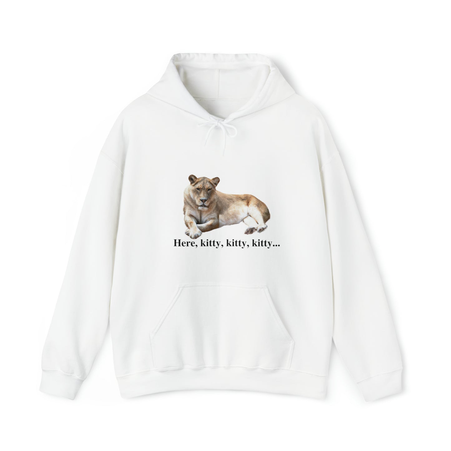 Unisex Lioness Big Cats Hooded Sweatshirt