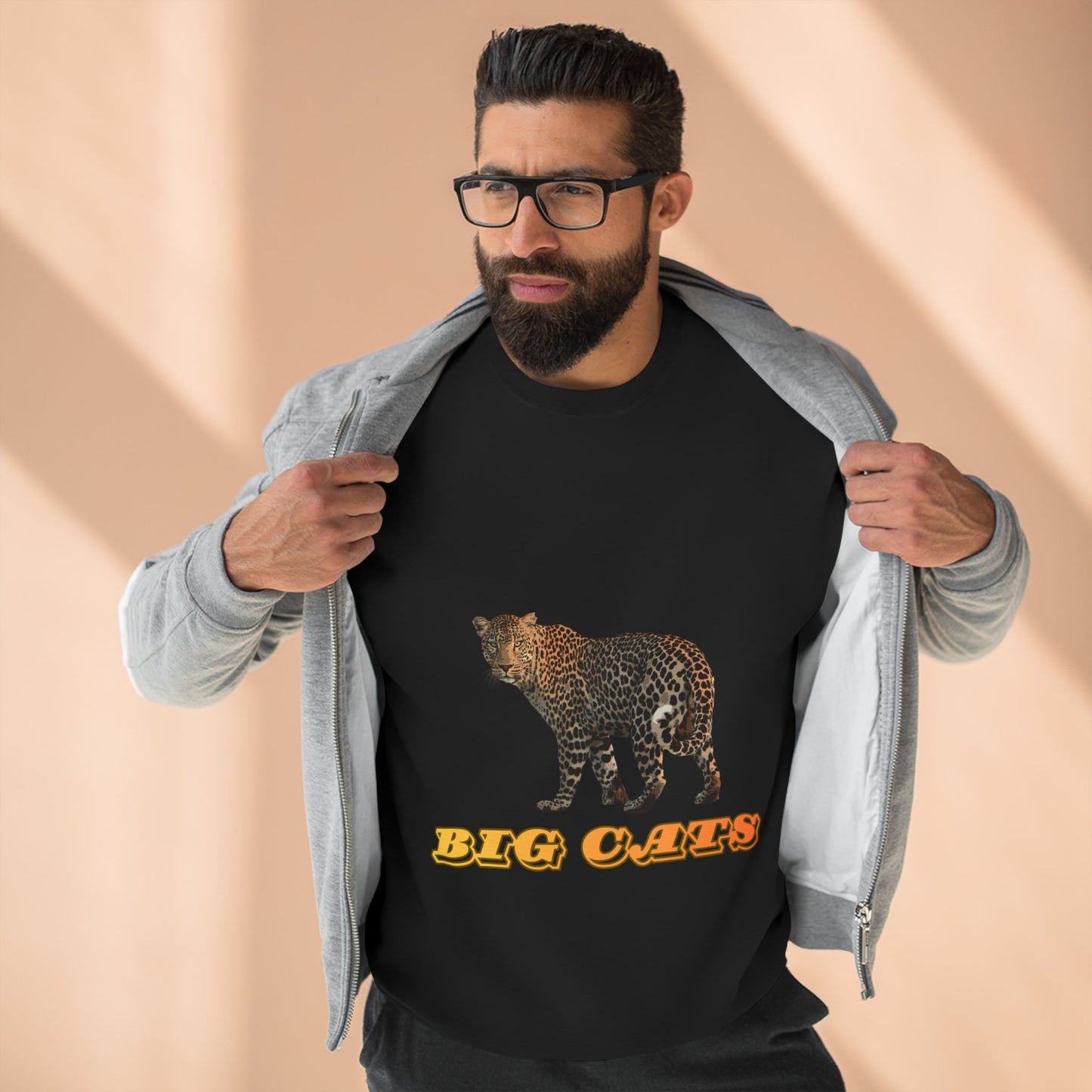 Unisex Premium Leopard Big Cats Crewneck Sweatshirt