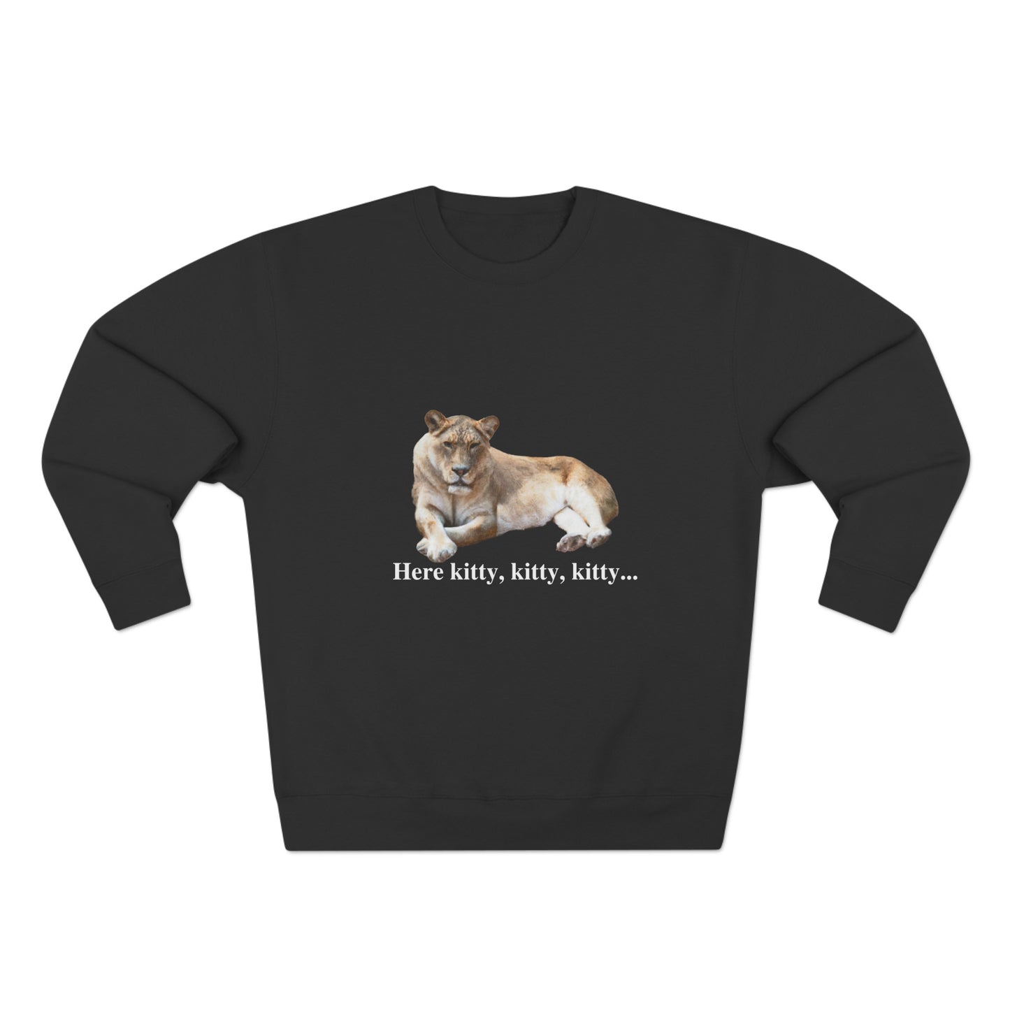 Unisex Premium Lioness Big Cats Crewneck Sweatshirt