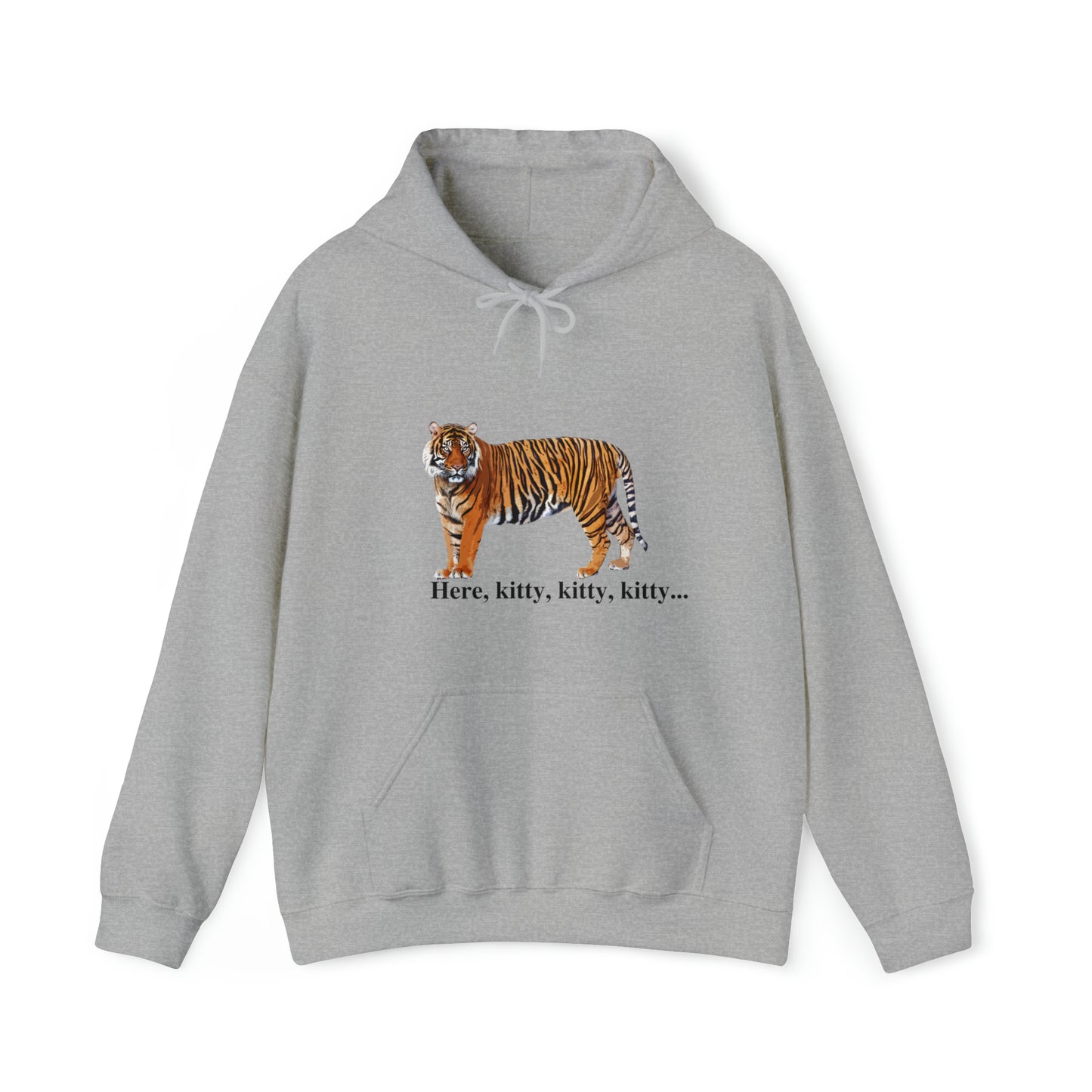 Unisex Tiger Big Cats Hooded Sweatshirt