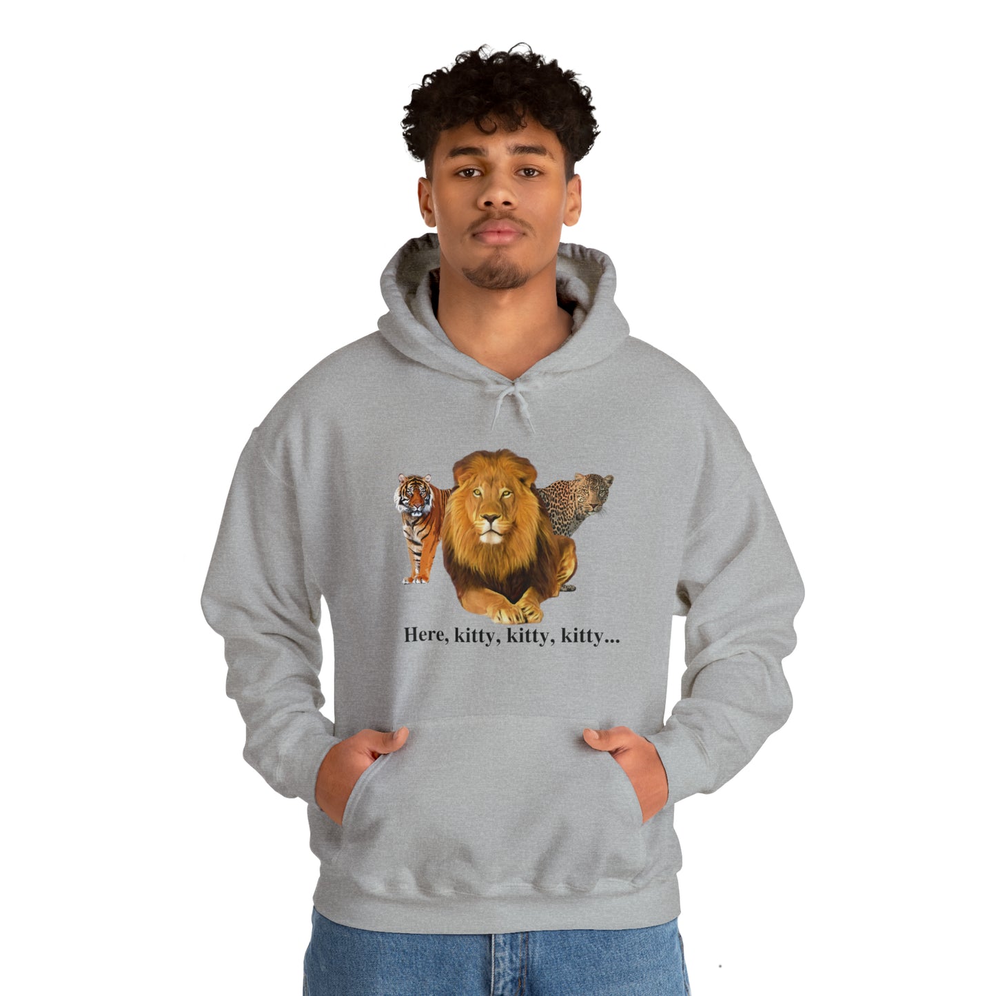 Unisex Big Cats Hooded Sweatshirt