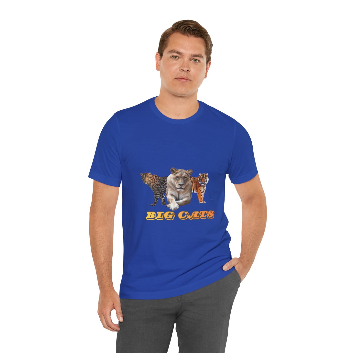 Unisex Big Cats Lioness Short Sleeve Tee
