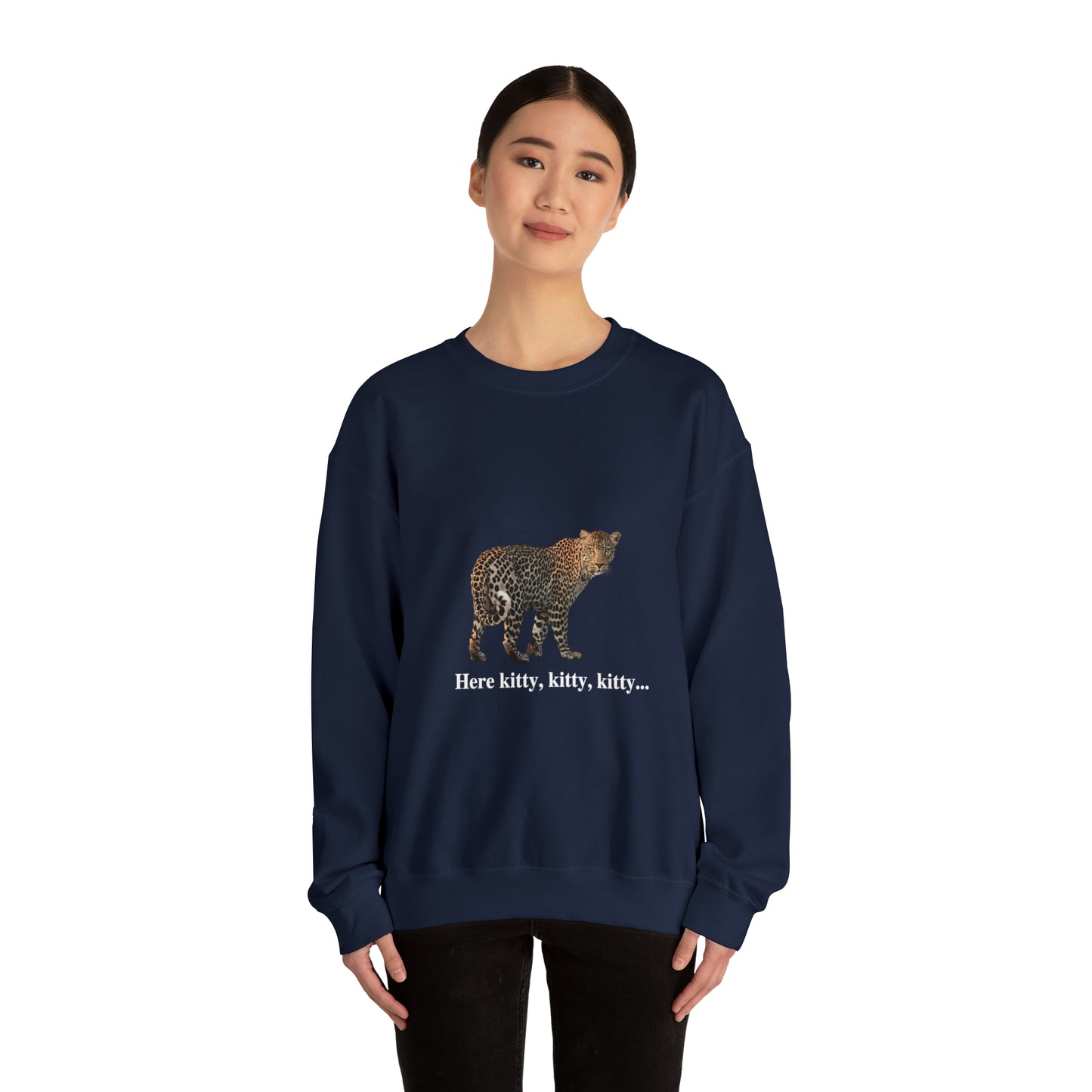 Unisex Leopard Big Cats Crewneck Sweatshirt