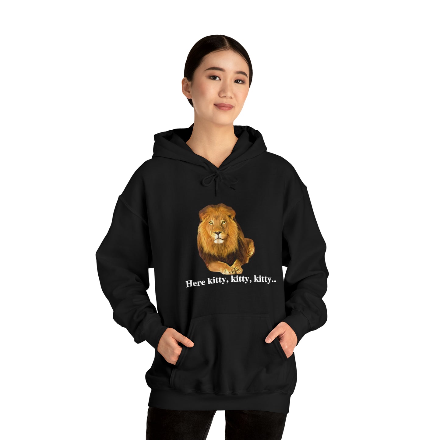 Unisex Lion Big Cats Hooded Sweatshirt