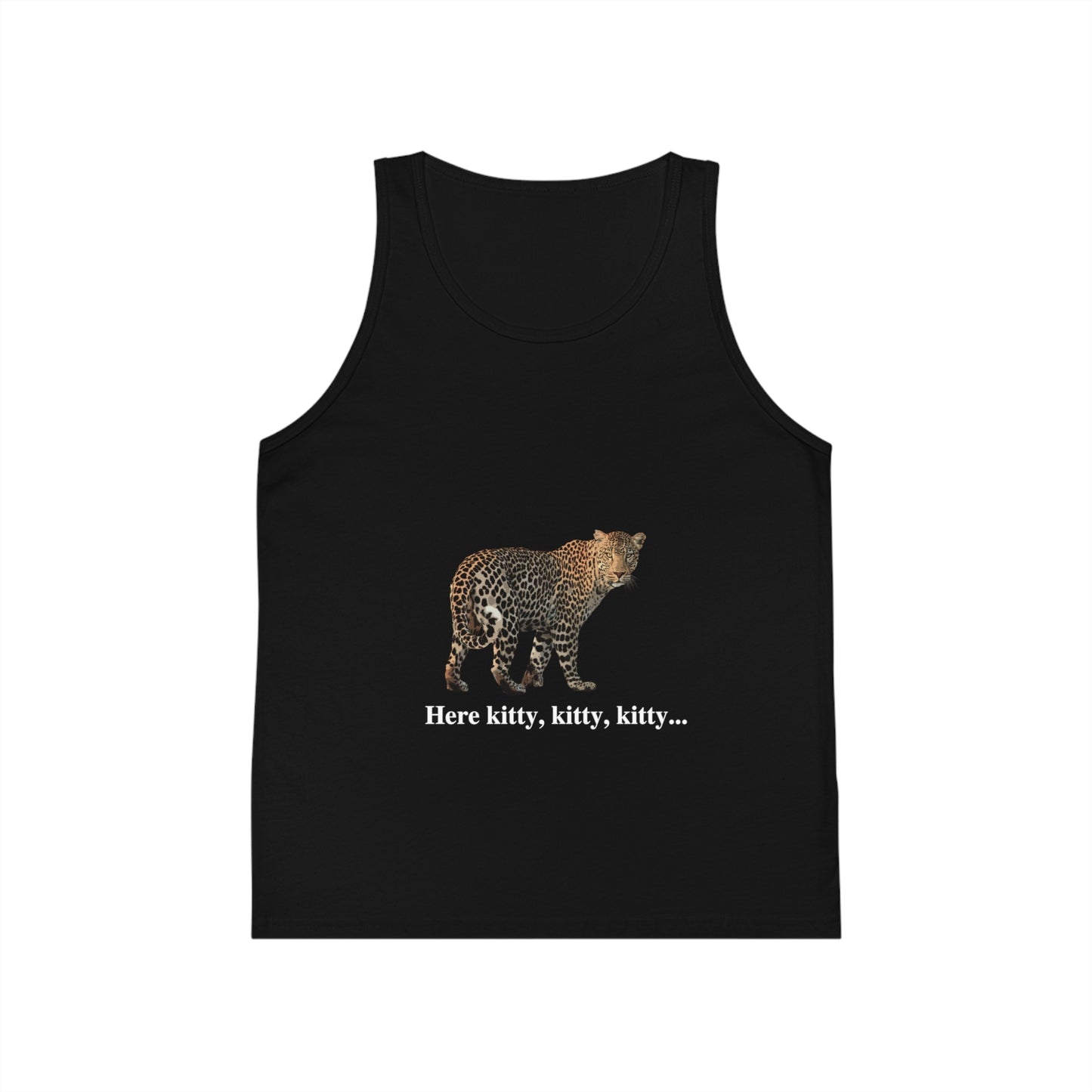 Kid's Leopard Jersey Tank Top