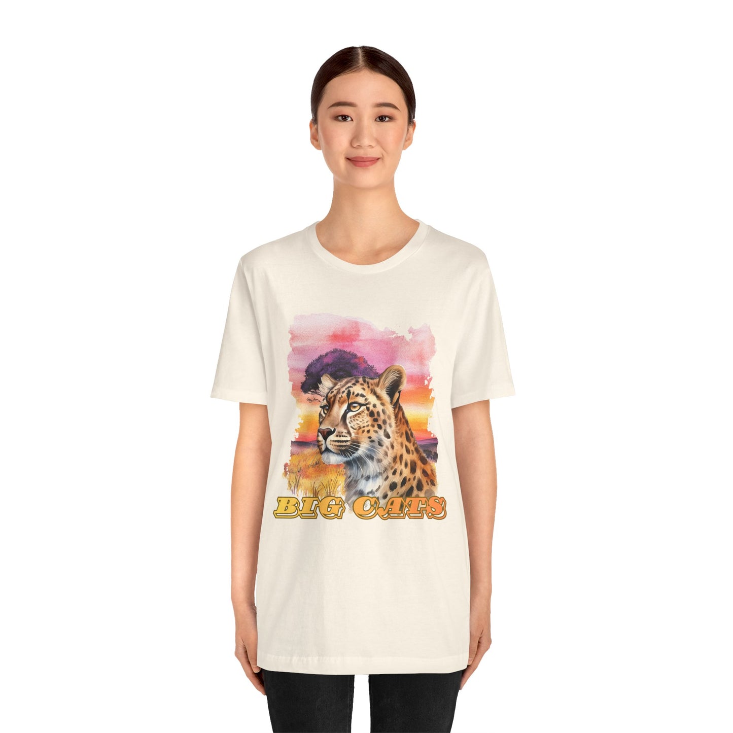 Women's "Big Cats" Cheetah Graphic T-Shirt
