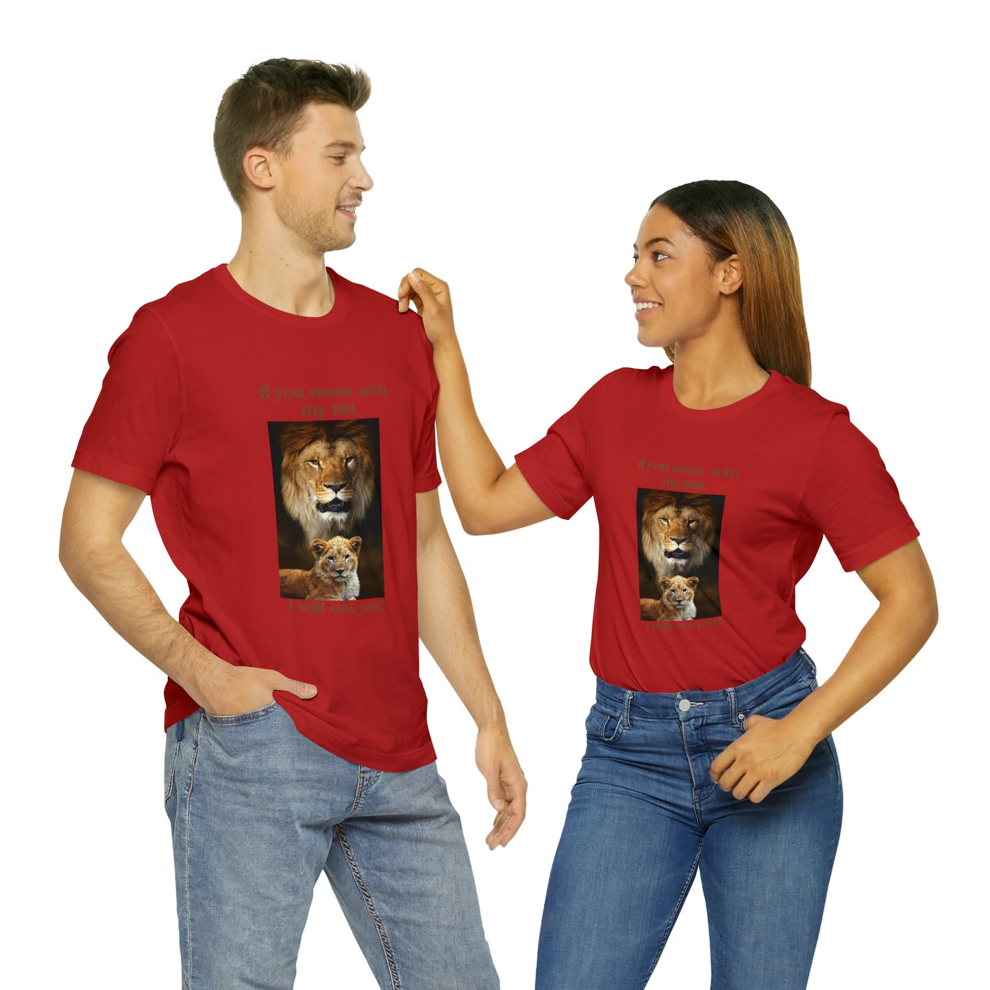 Men's Lion and Cub Short Sleeve Tee