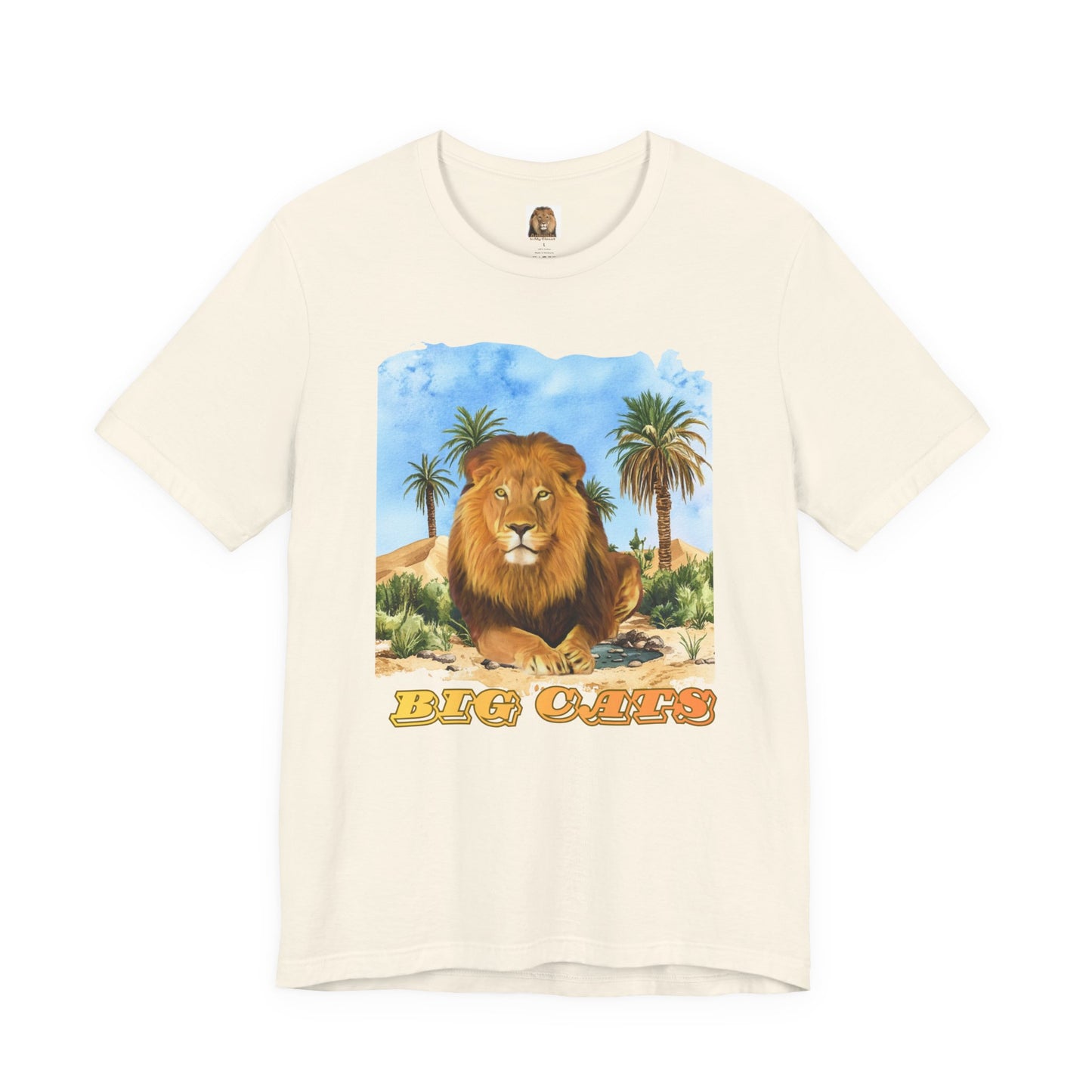Men's Big Cats Lion Tee Shirt