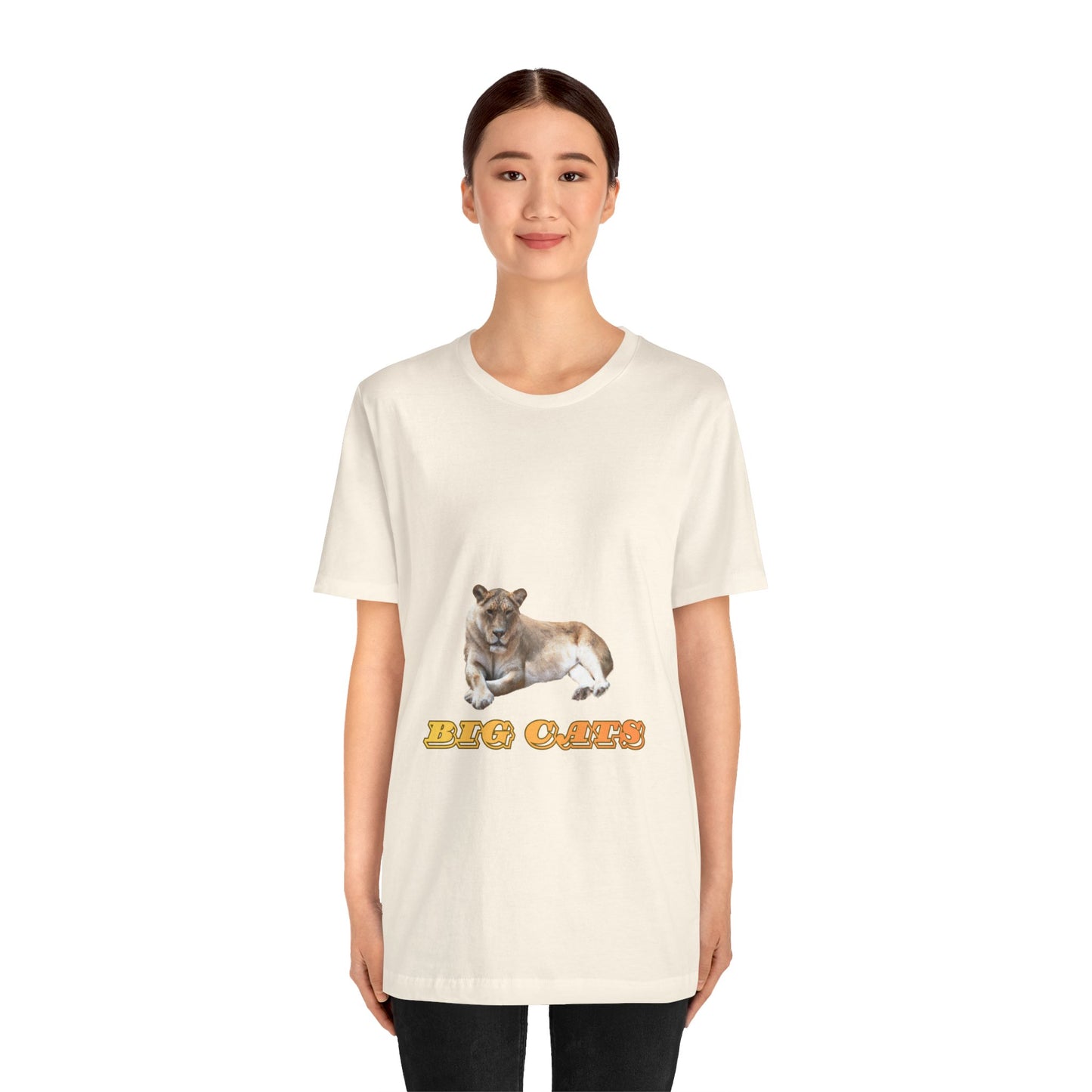 Unisex Lioness Big Cats Short Sleeve Tee