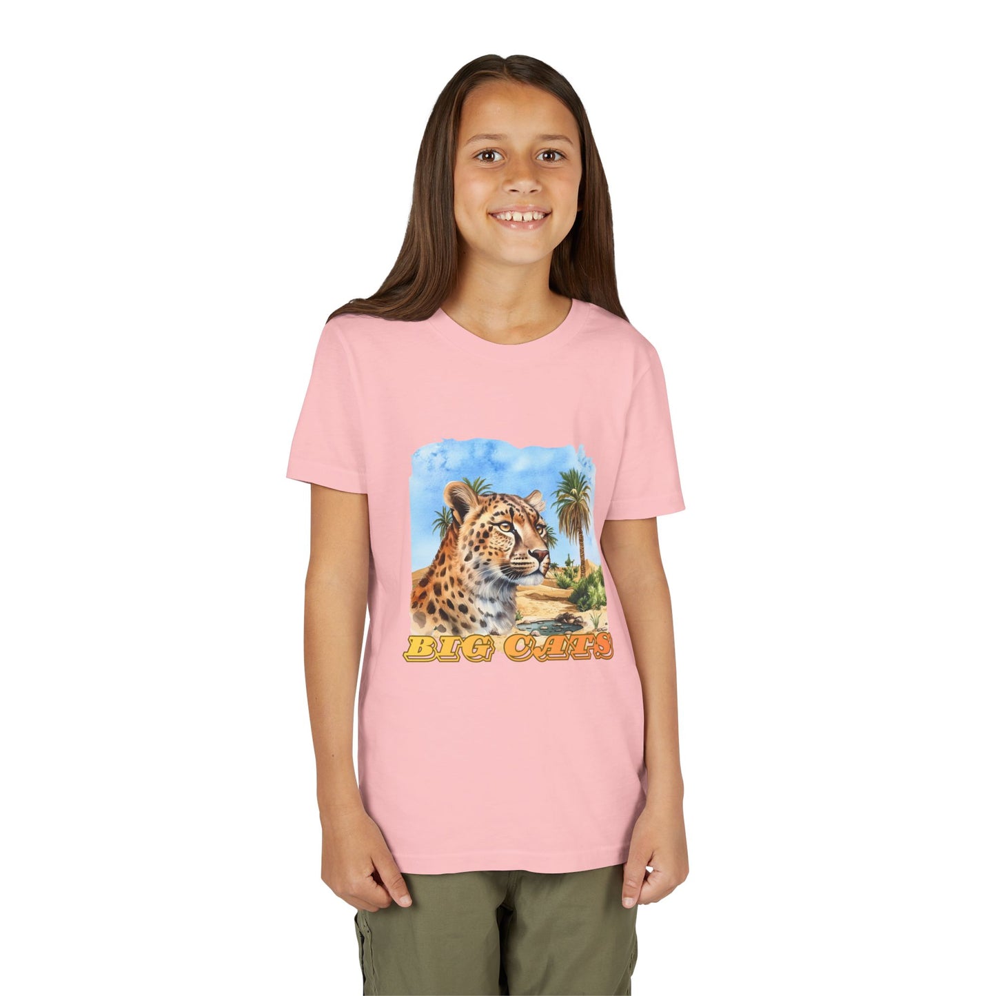 Boys Cheetah Big Cats Graphic Tee Shirt