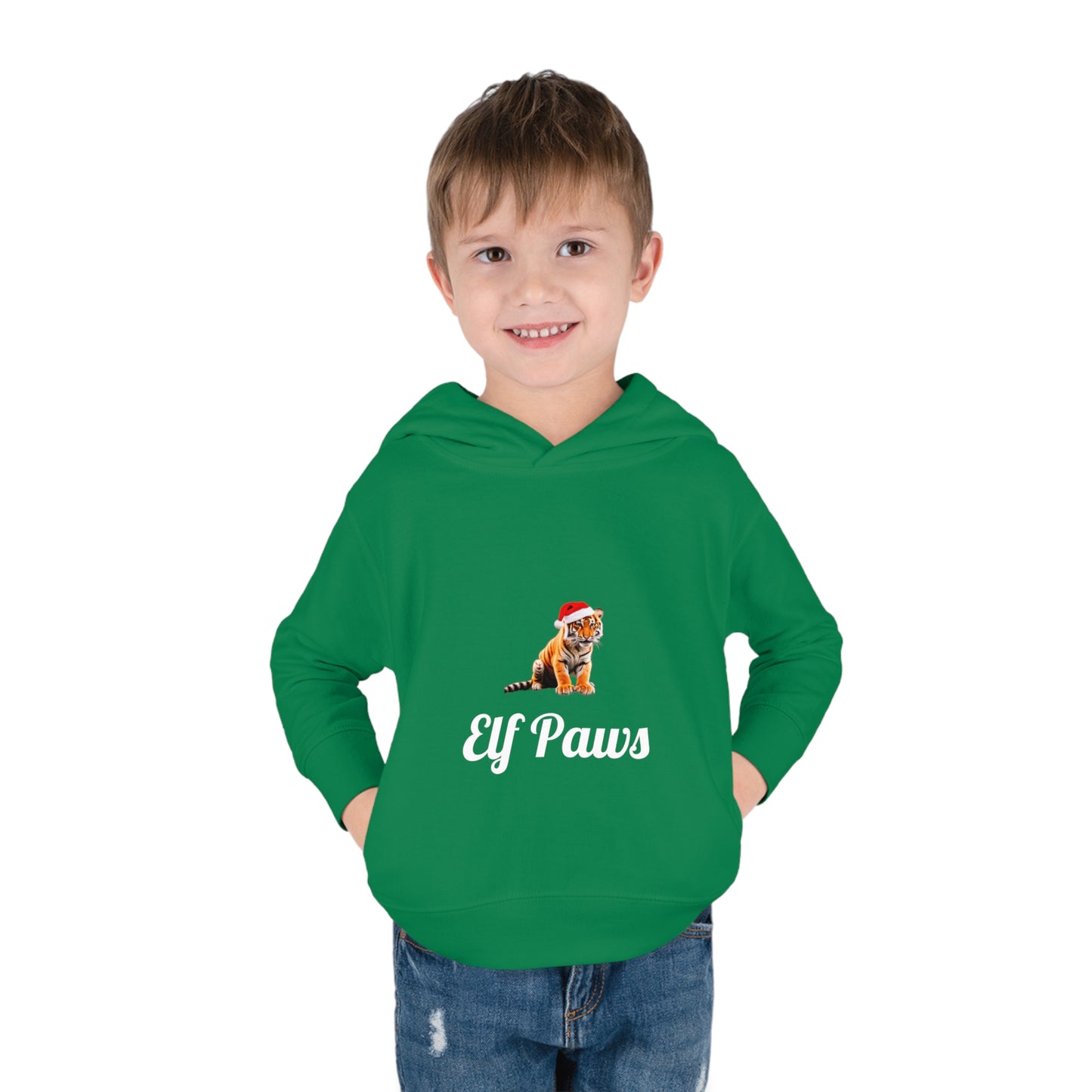 Toddler Tiger Elf Paws Fleece Hoodie