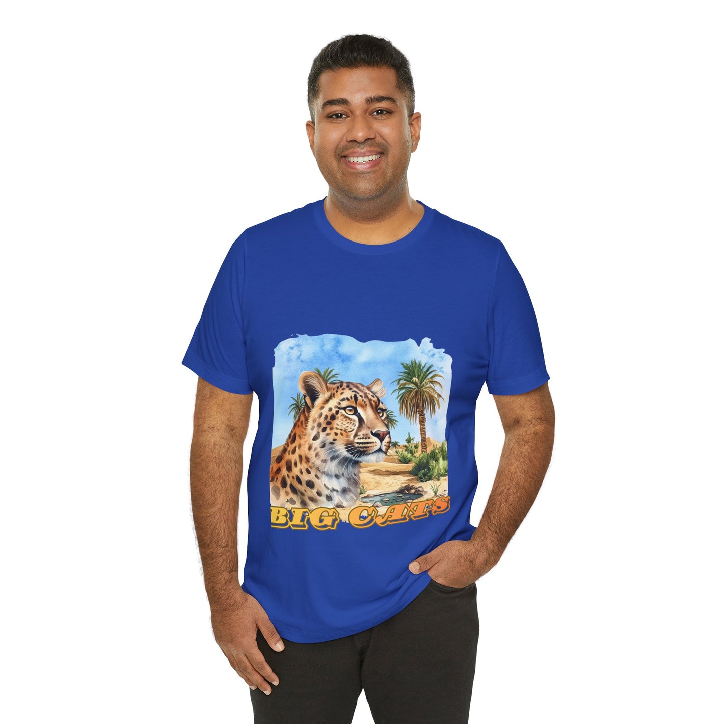 Cheetah Graphic Tee – 'Big Cats' Vintage Safari T-Shirt