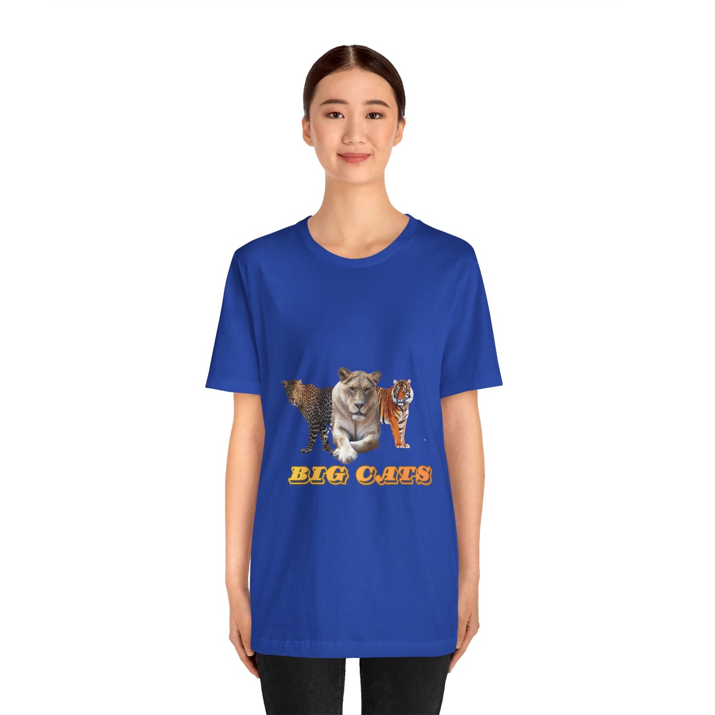 Unisex Big Cats Lioness Short Sleeve Tee