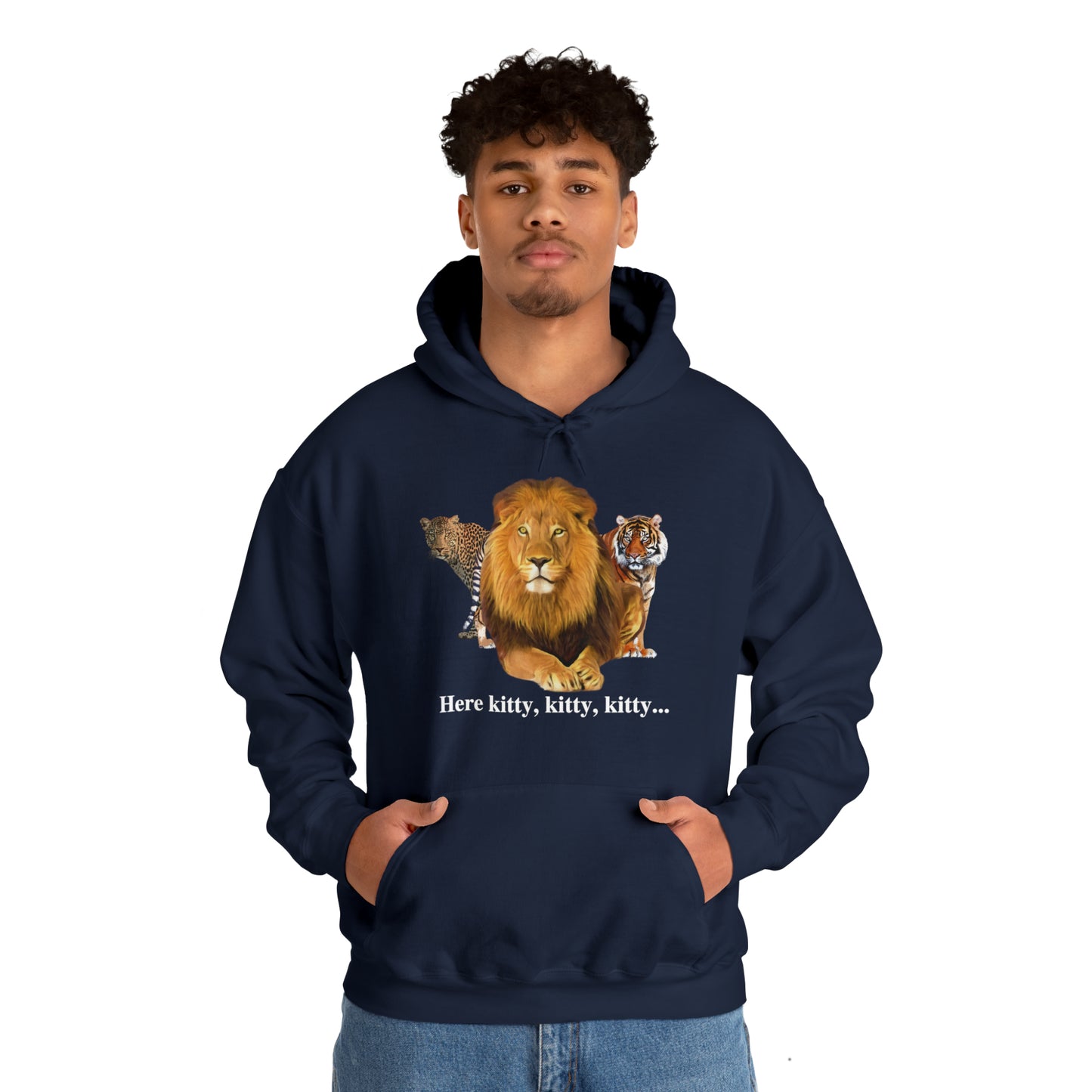 Unisex Big Cats Hooded Sweatshirt