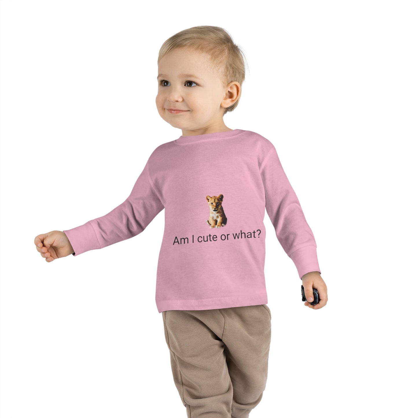 Toddler Little Cats Lion Cub Long Sleeve Tee