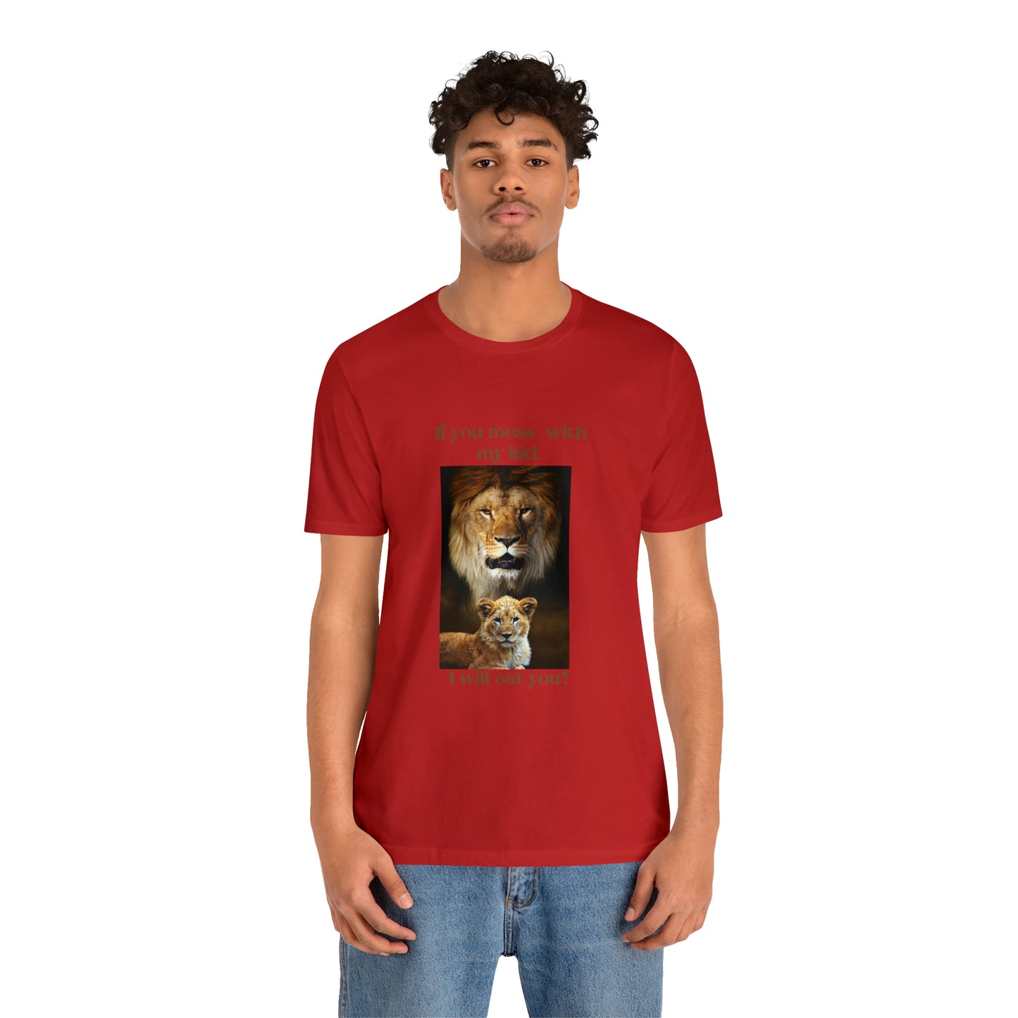 Men's Lion and Cub Short Sleeve Tee