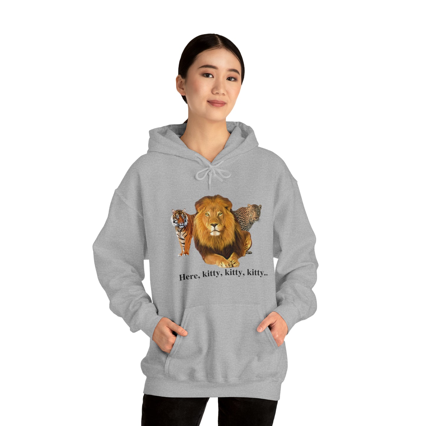 Unisex Big Cats Hooded Sweatshirt