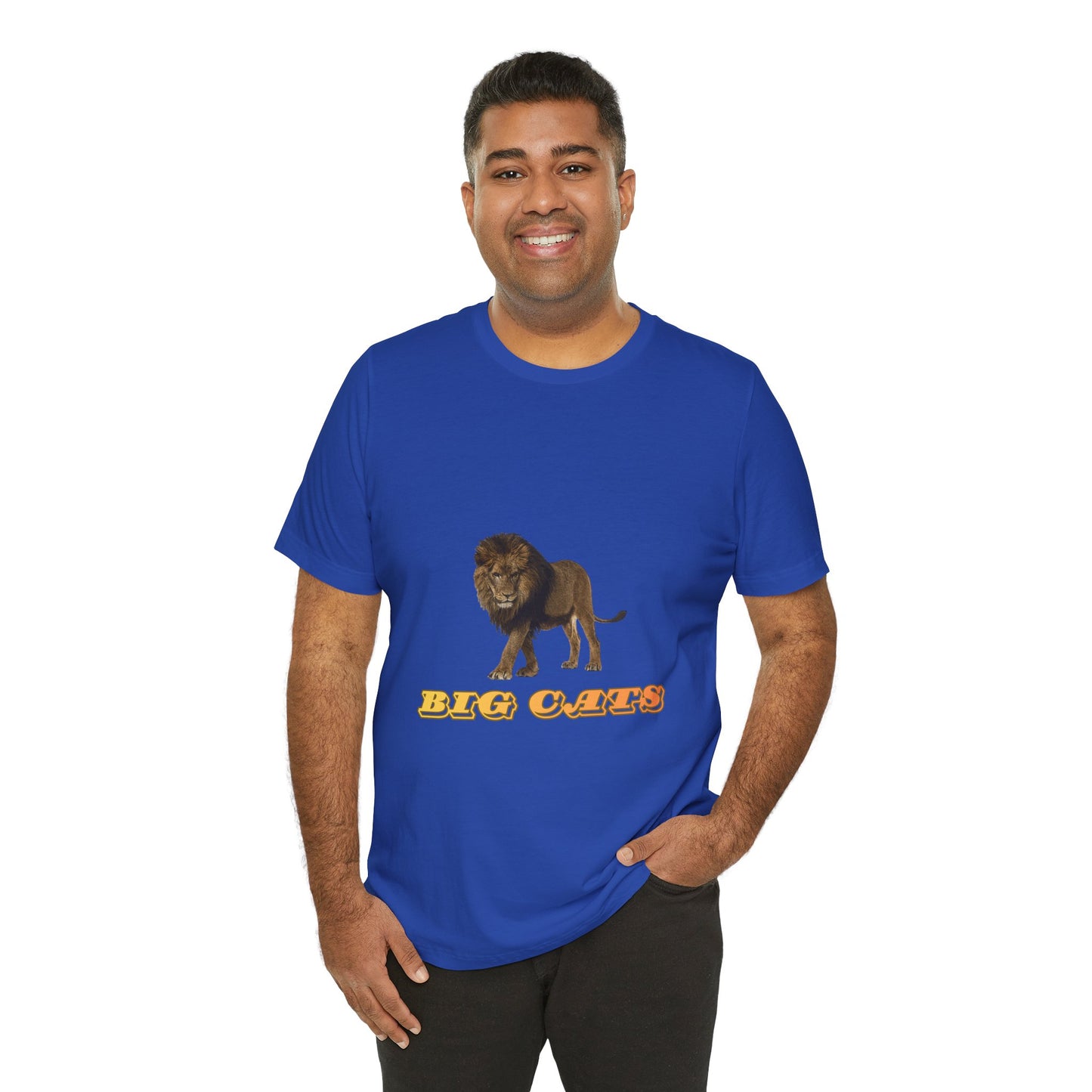 Unisex Lion Big Cats Short Sleeve Tee