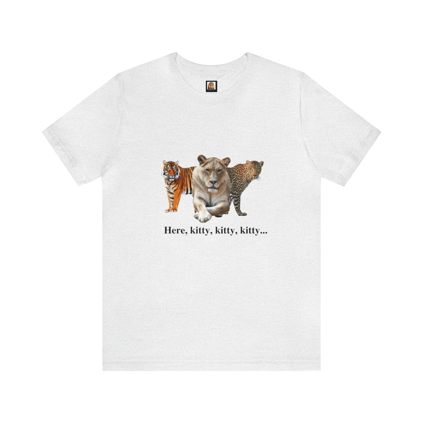 Unisex Big Cats Lioness Short Sleeve Tee