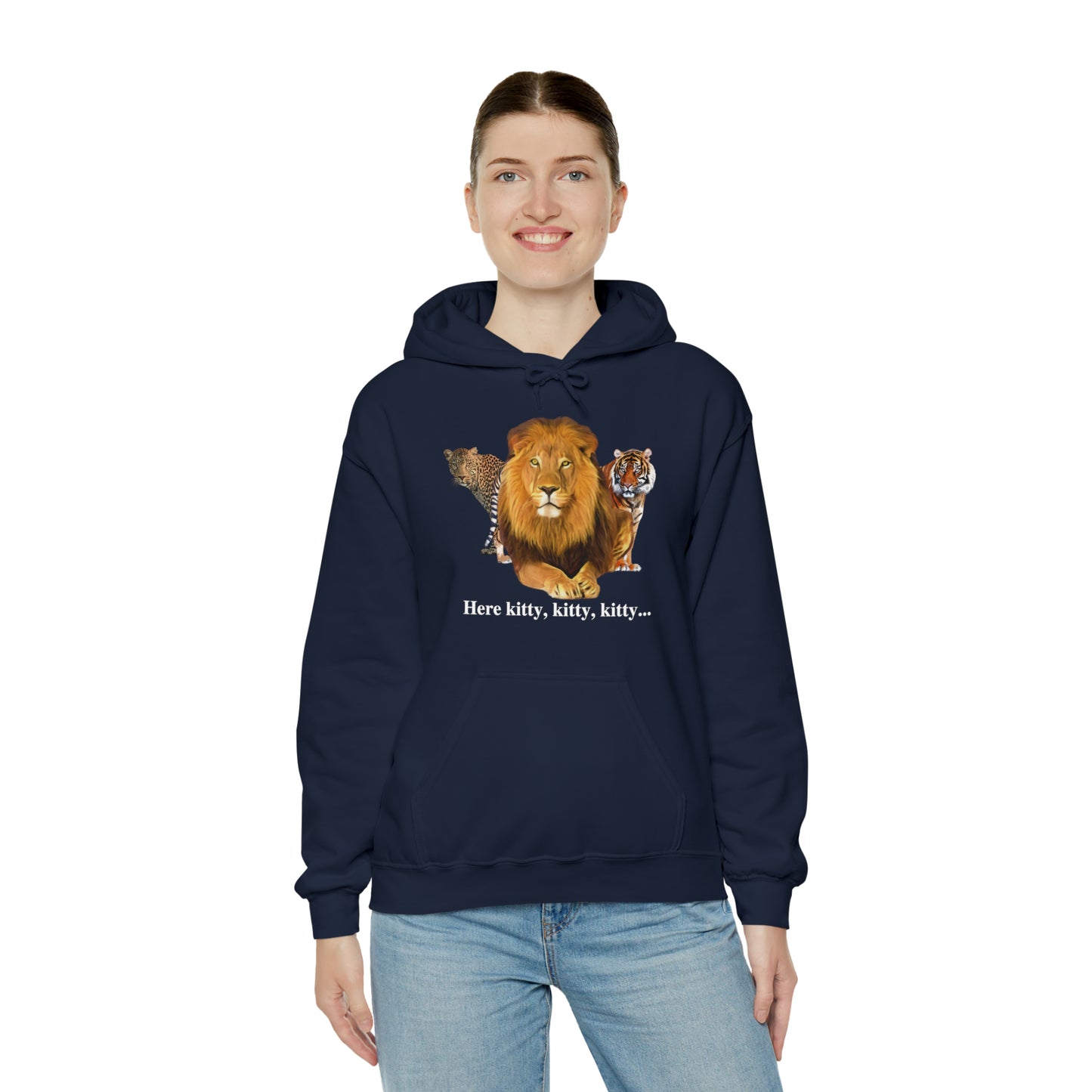 Unisex Big Cats Hooded Sweatshirt