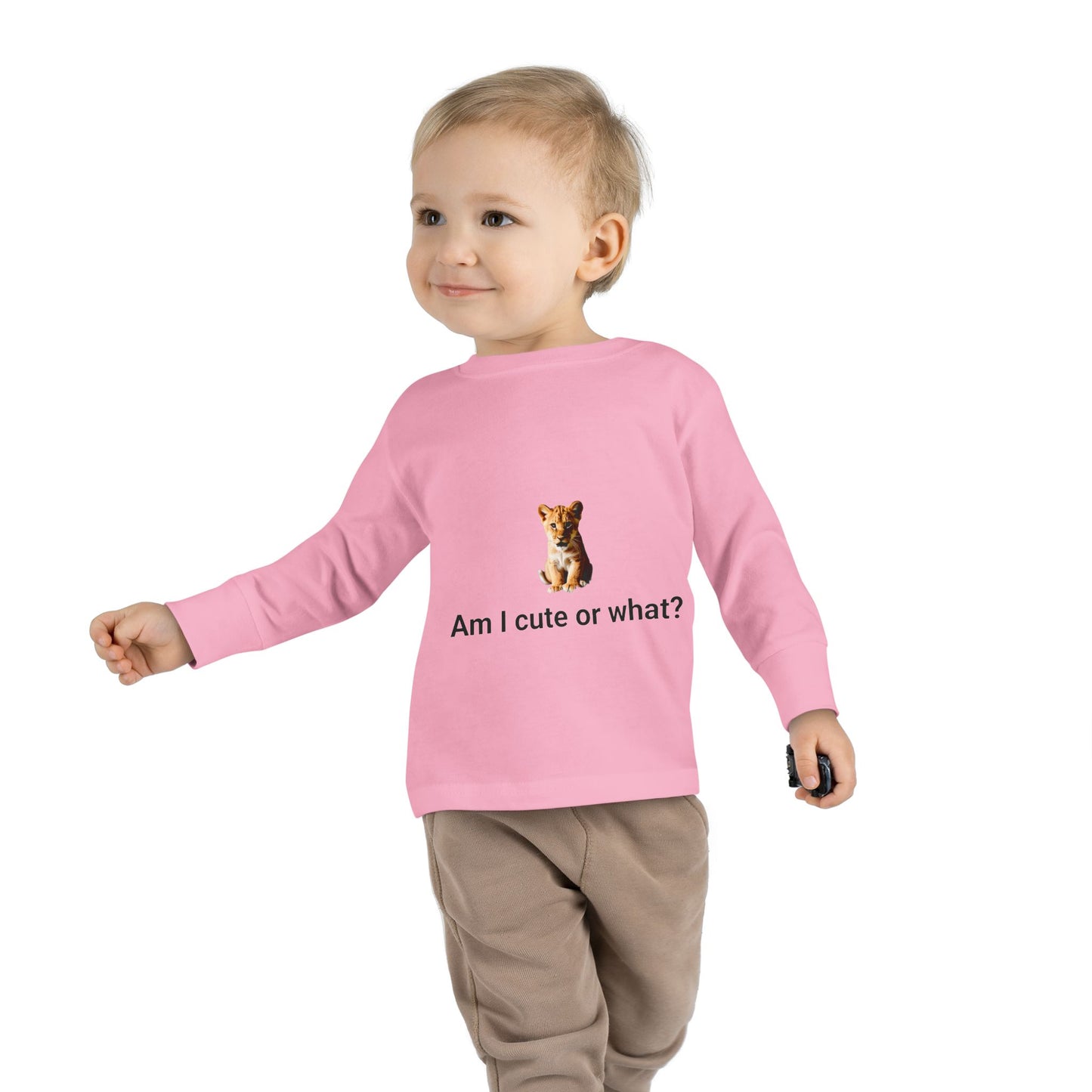 Toddler Little Cats Lion Cub Long Sleeve Tee