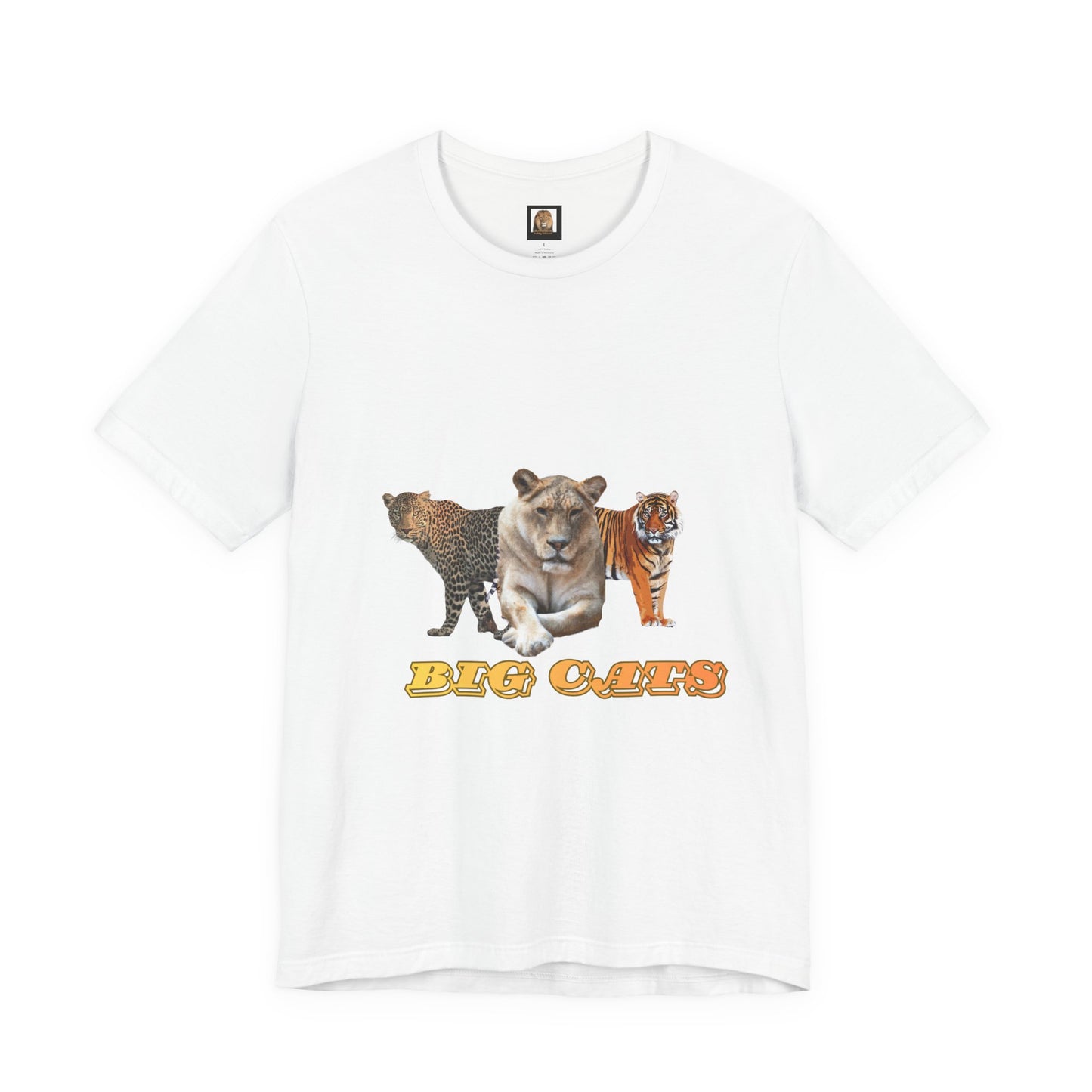 Unisex Big Cats Lioness Short Sleeve Tee