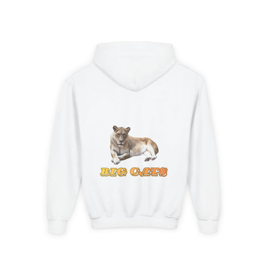 Youth Lioness Big Cats Hooded Sweatshirt