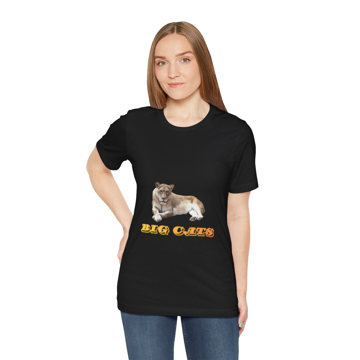 Unisex Lioness Big Cats Short Sleeve Tee