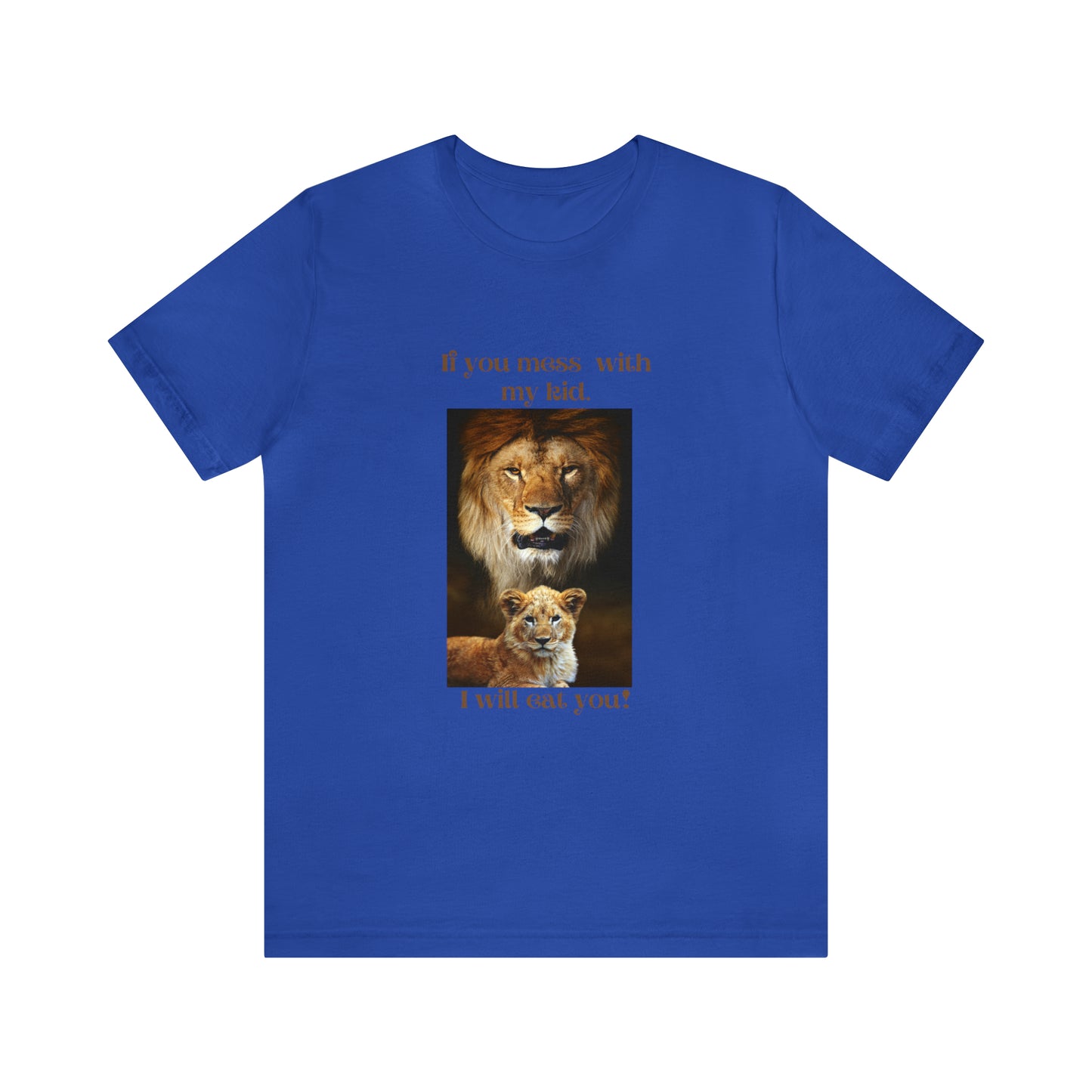 Men's Lion and Cub Short Sleeve Tee