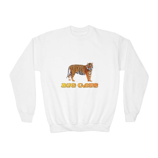 Youth Tiger Big Cats Crewneck Sweatshirt