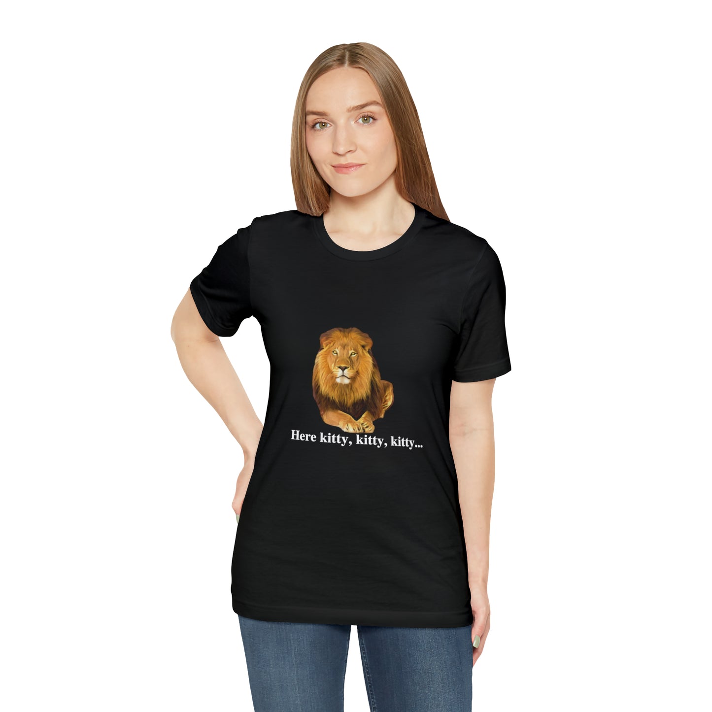 Unisex Lion Big Cats Short Sleeve Tee