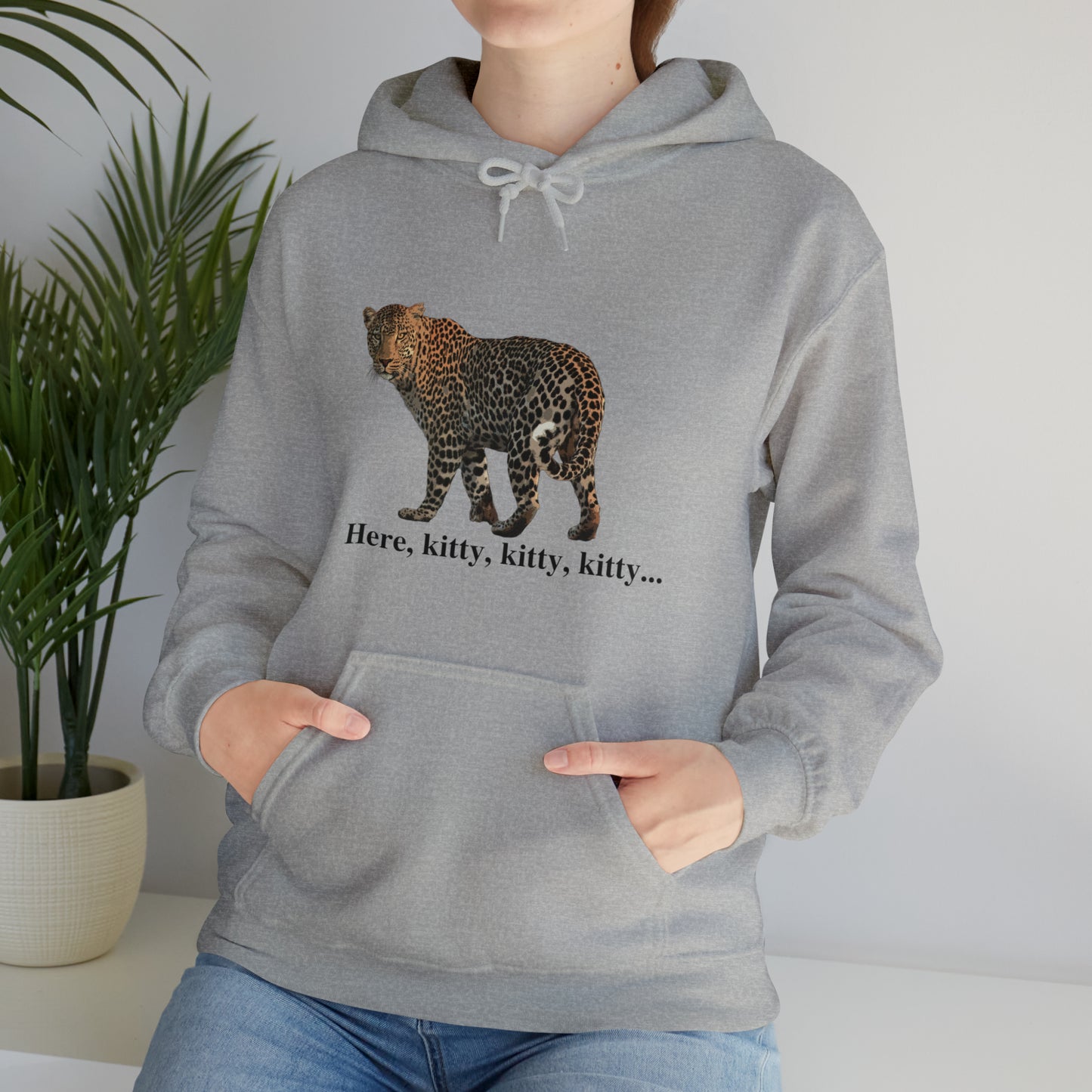 Unisex Leopard Big Cat Hooded Sweatshirt