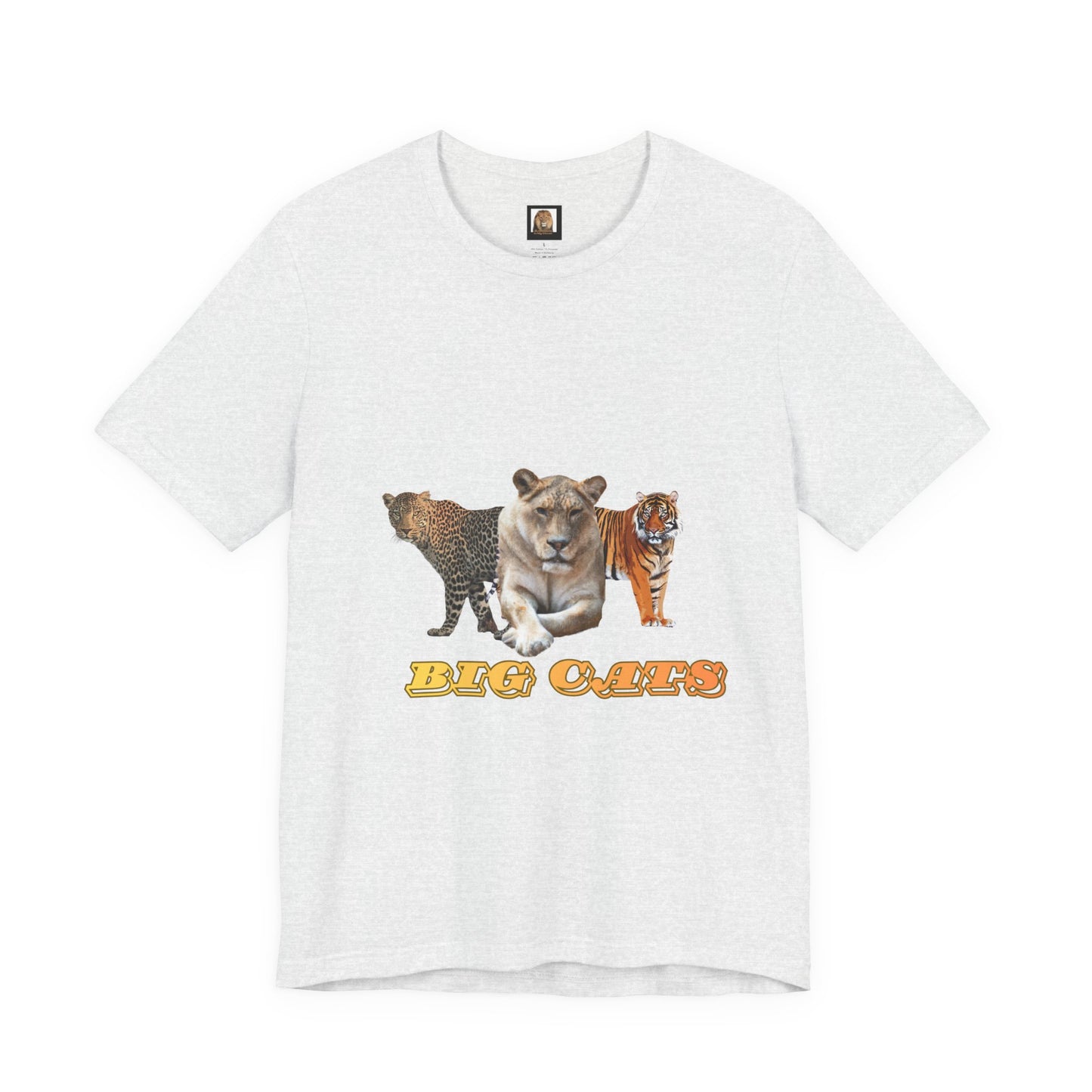 Unisex Big Cats Lioness Short Sleeve Tee