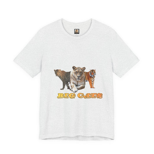 Unisex Big Cats Lioness Short Sleeve Tee