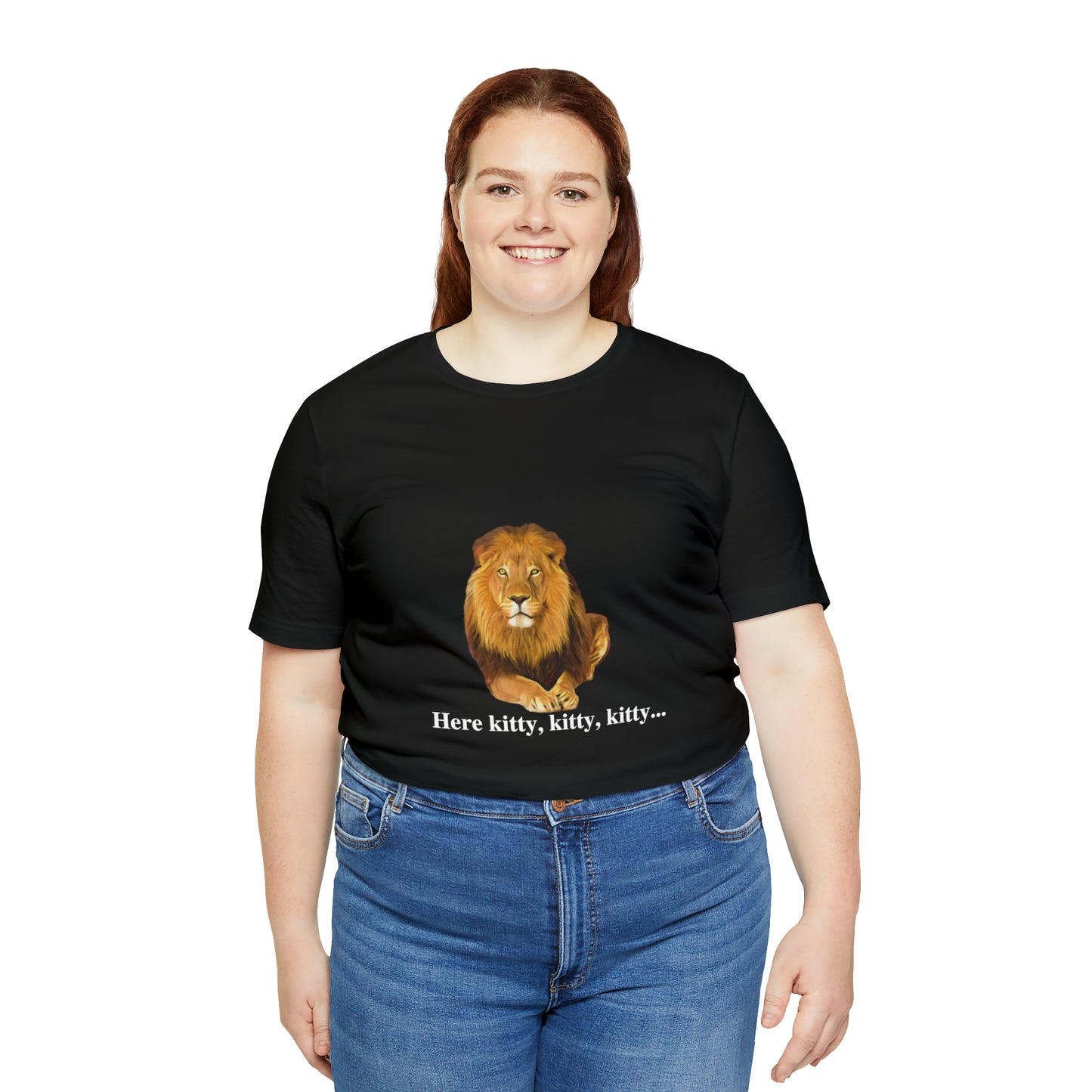 Unisex Lion Big Cats Short Sleeve Tee