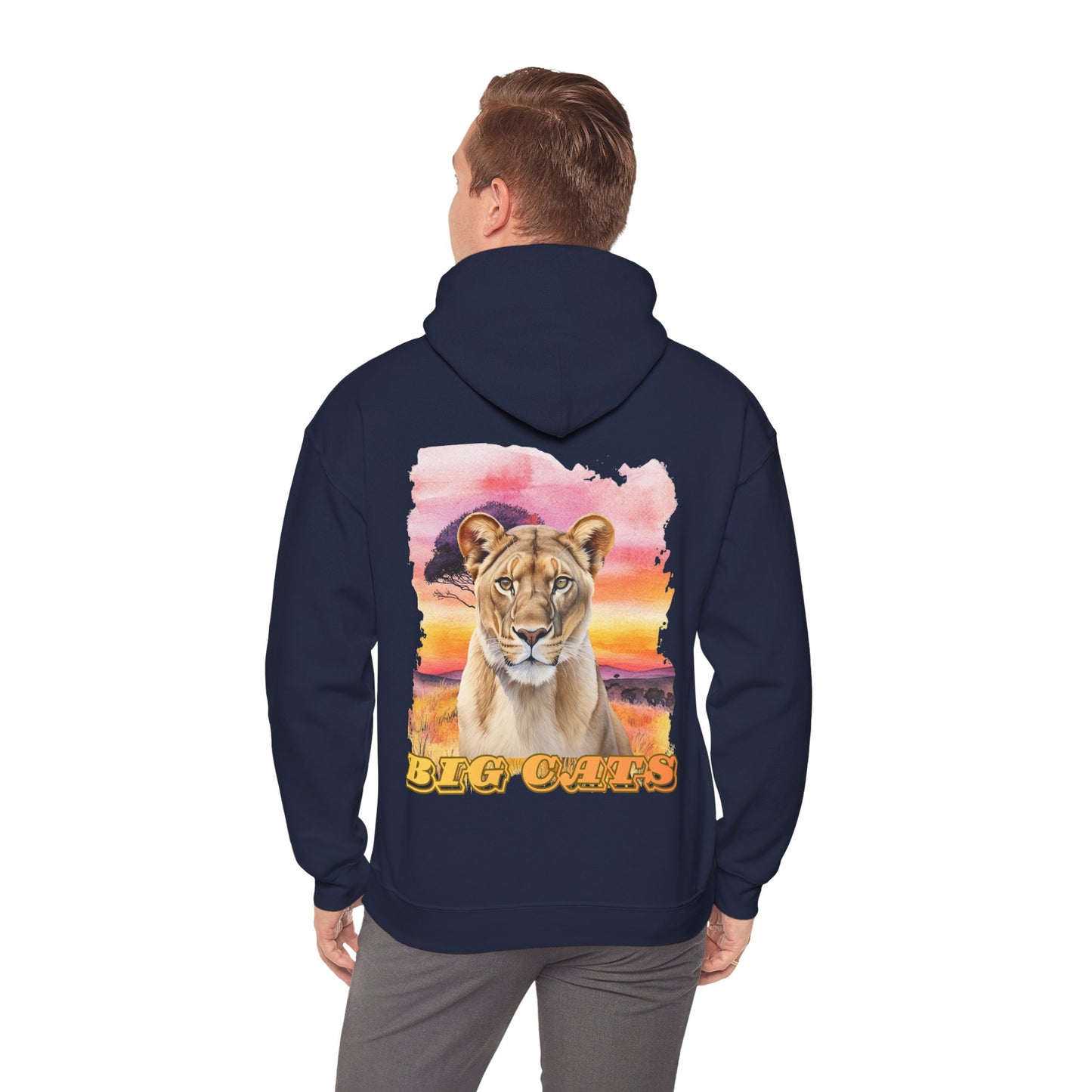 Big Cats Lioness Hooded Sweatshirt
