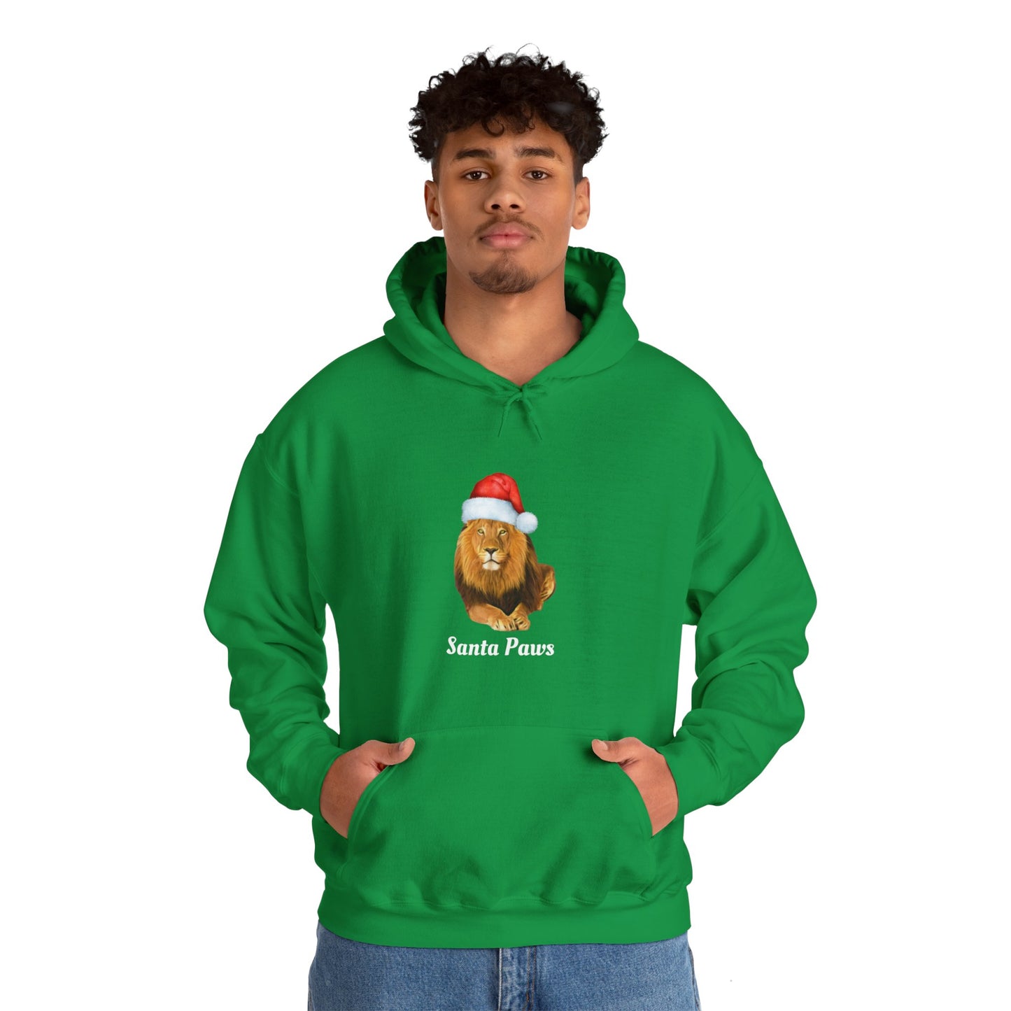 Unisex Santa Paws Hooded Sweatshirt