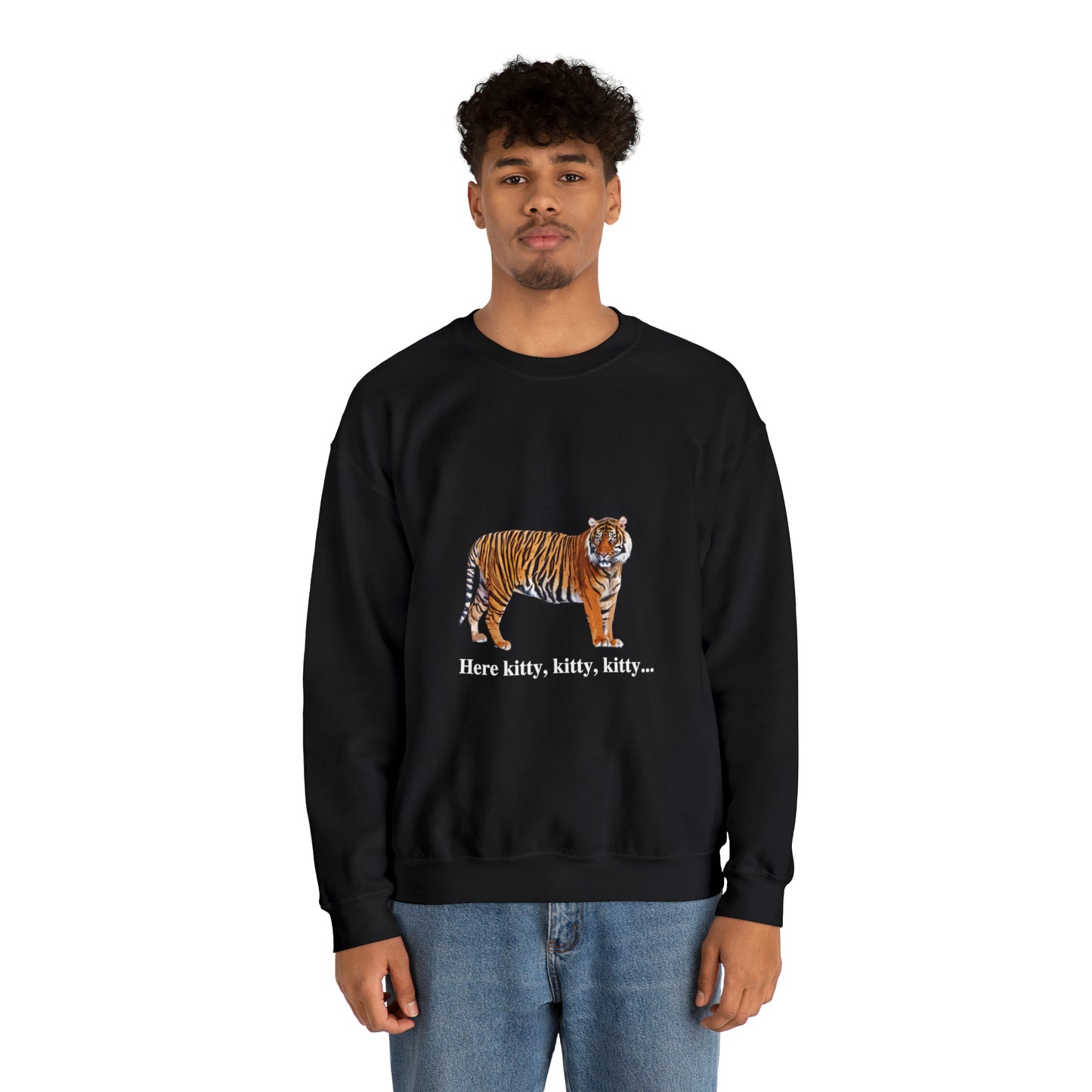 Unisex Tiger Big Cats Crewneck Sweatshirt