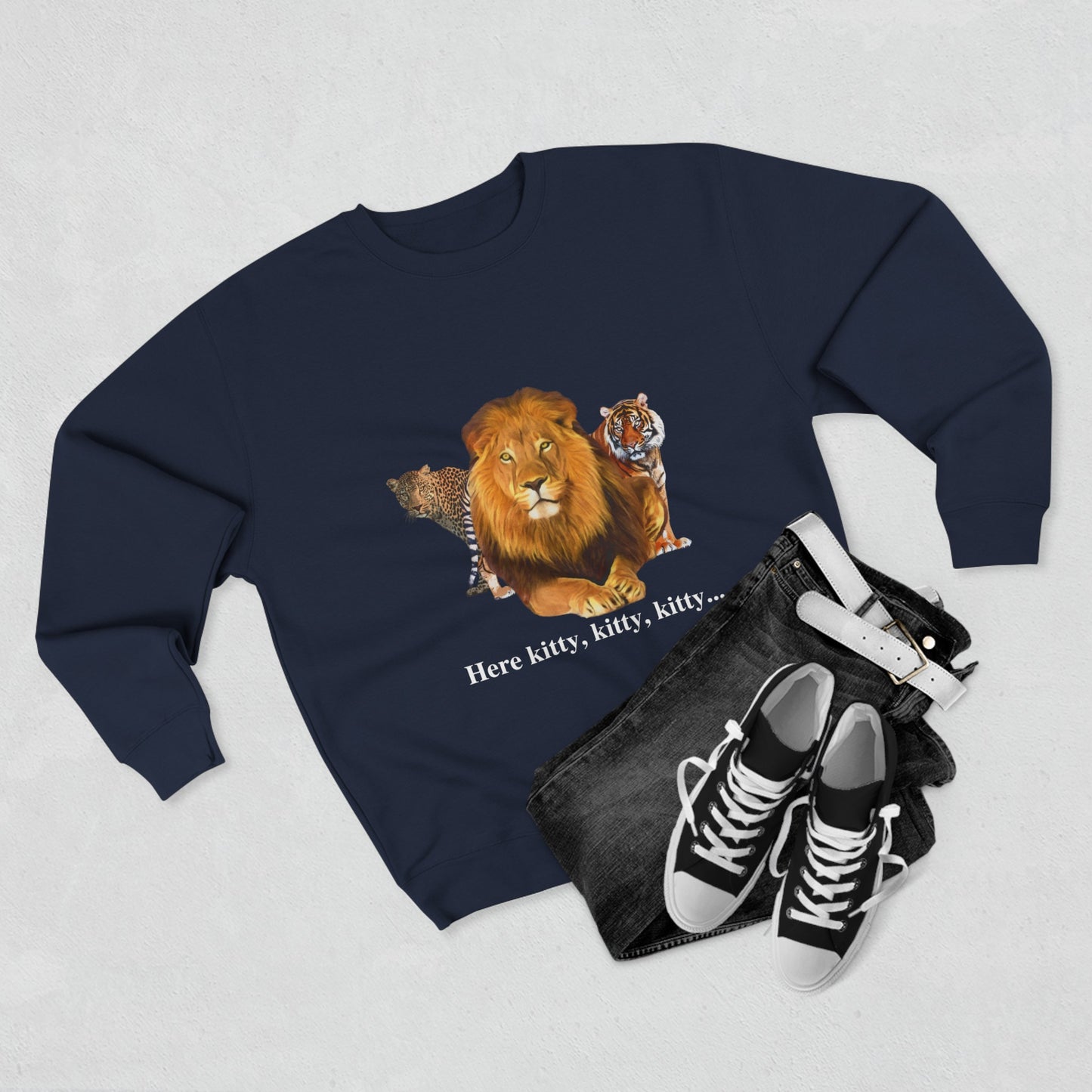 Unisex Premium Big Cats Crewneck Sweatshirt