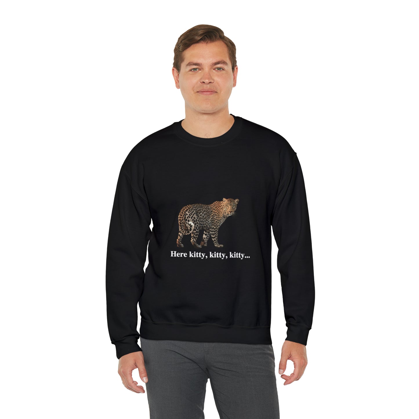 Unisex Leopard Big Cats Crewneck Sweatshirt