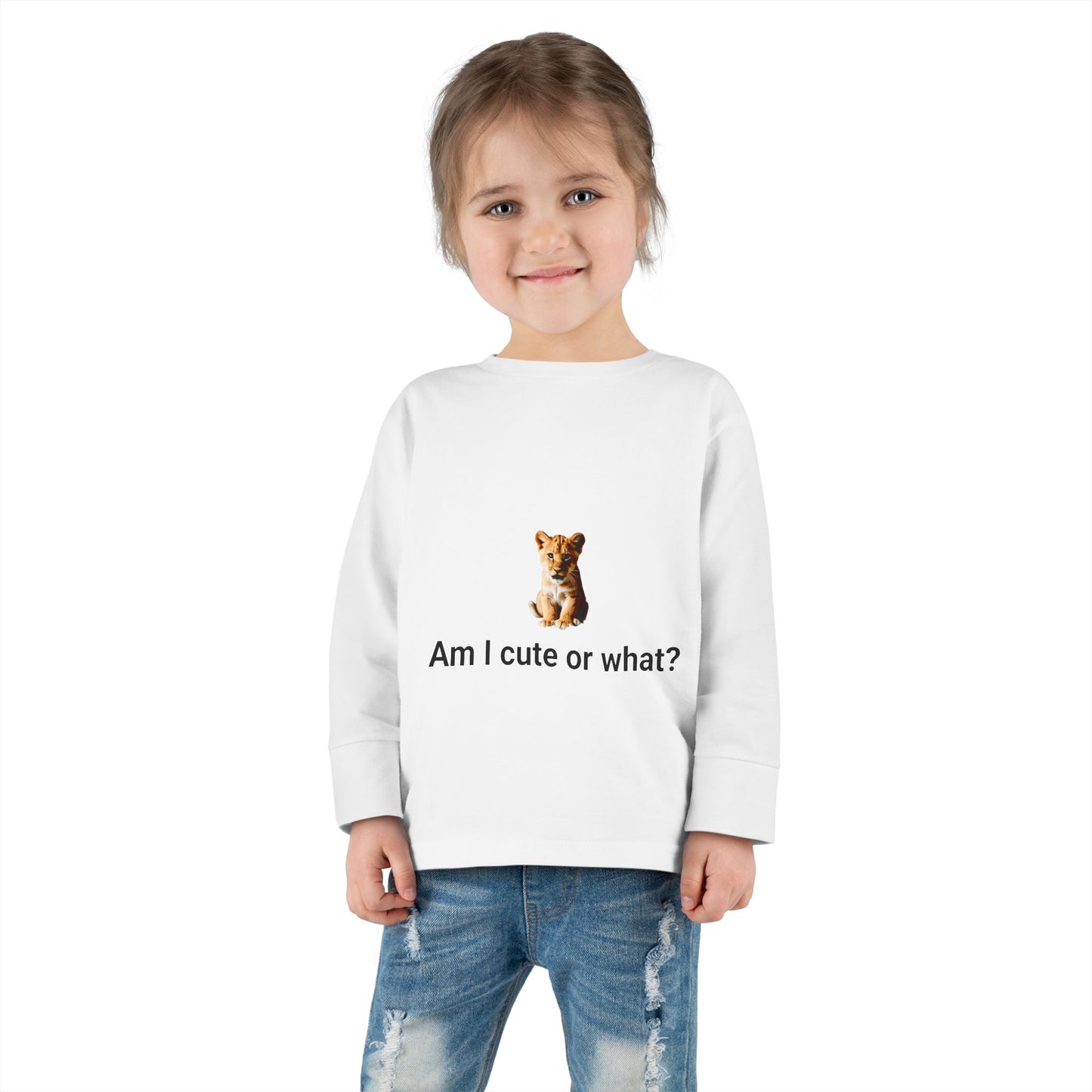 Toddler Little Cats Lion Cub Long Sleeve Tee